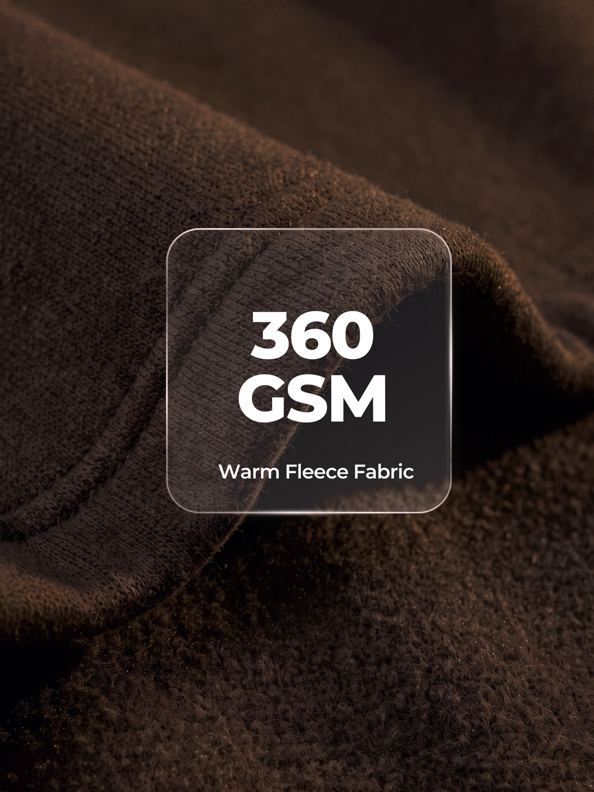 Brown Fleece Joggers
