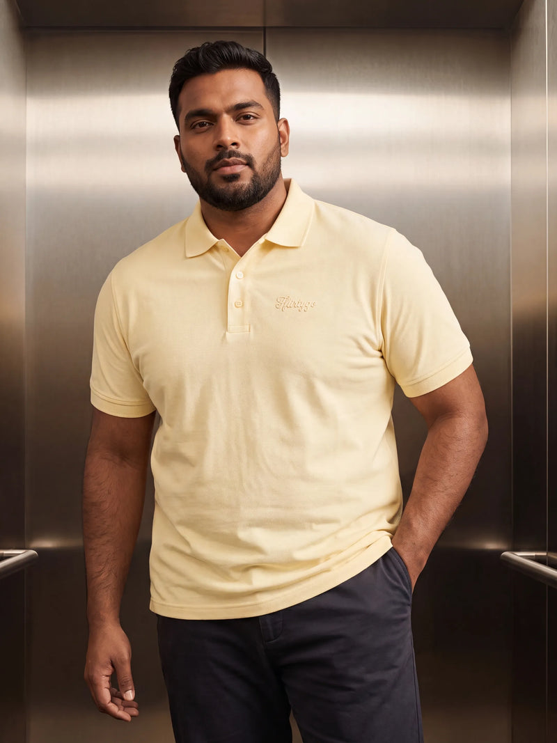 Butter Yellow Men's PurEase Core Polo