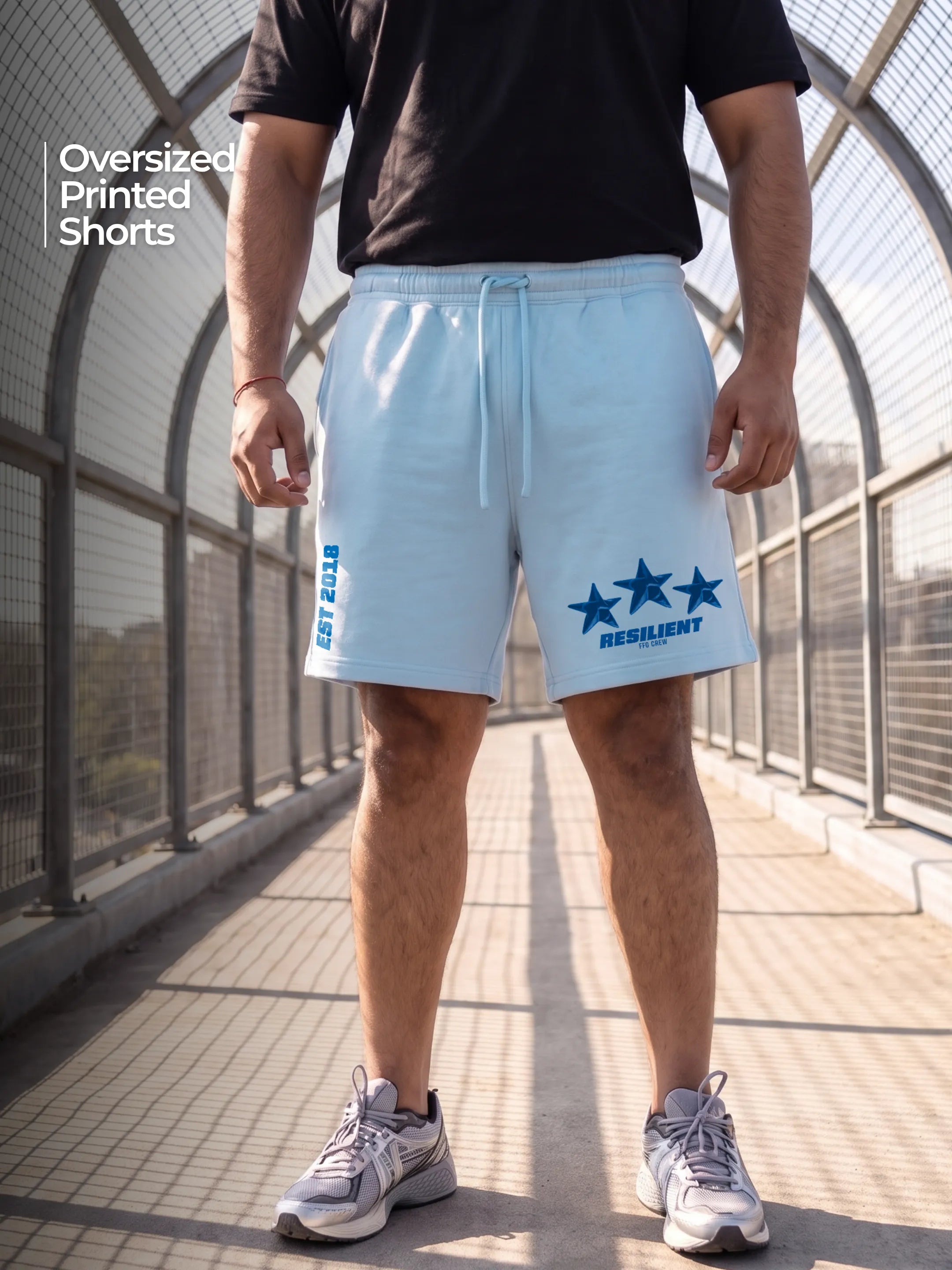 Resilient Cotton Mens Shorts