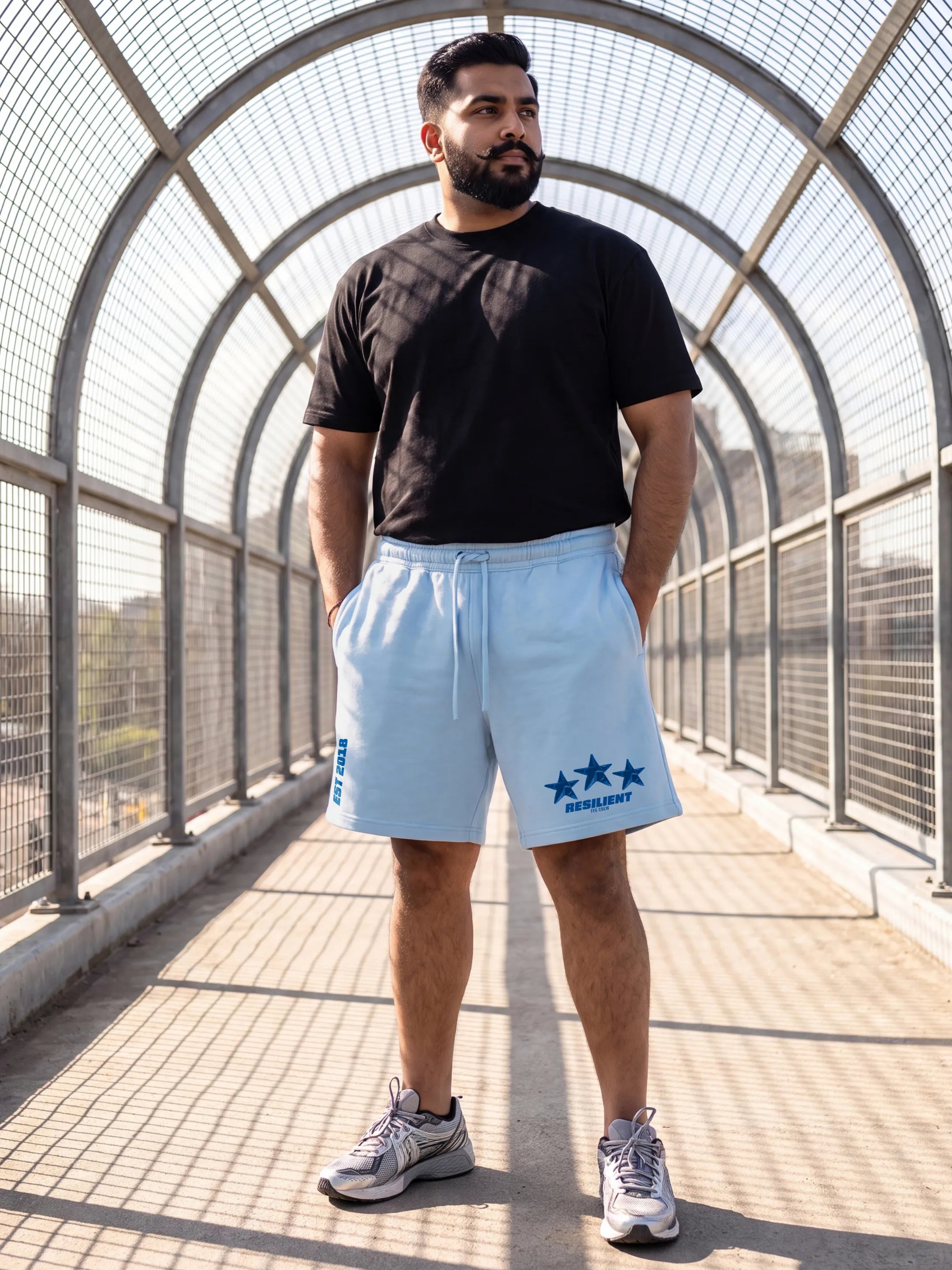 Resilient Cotton Mens Shorts