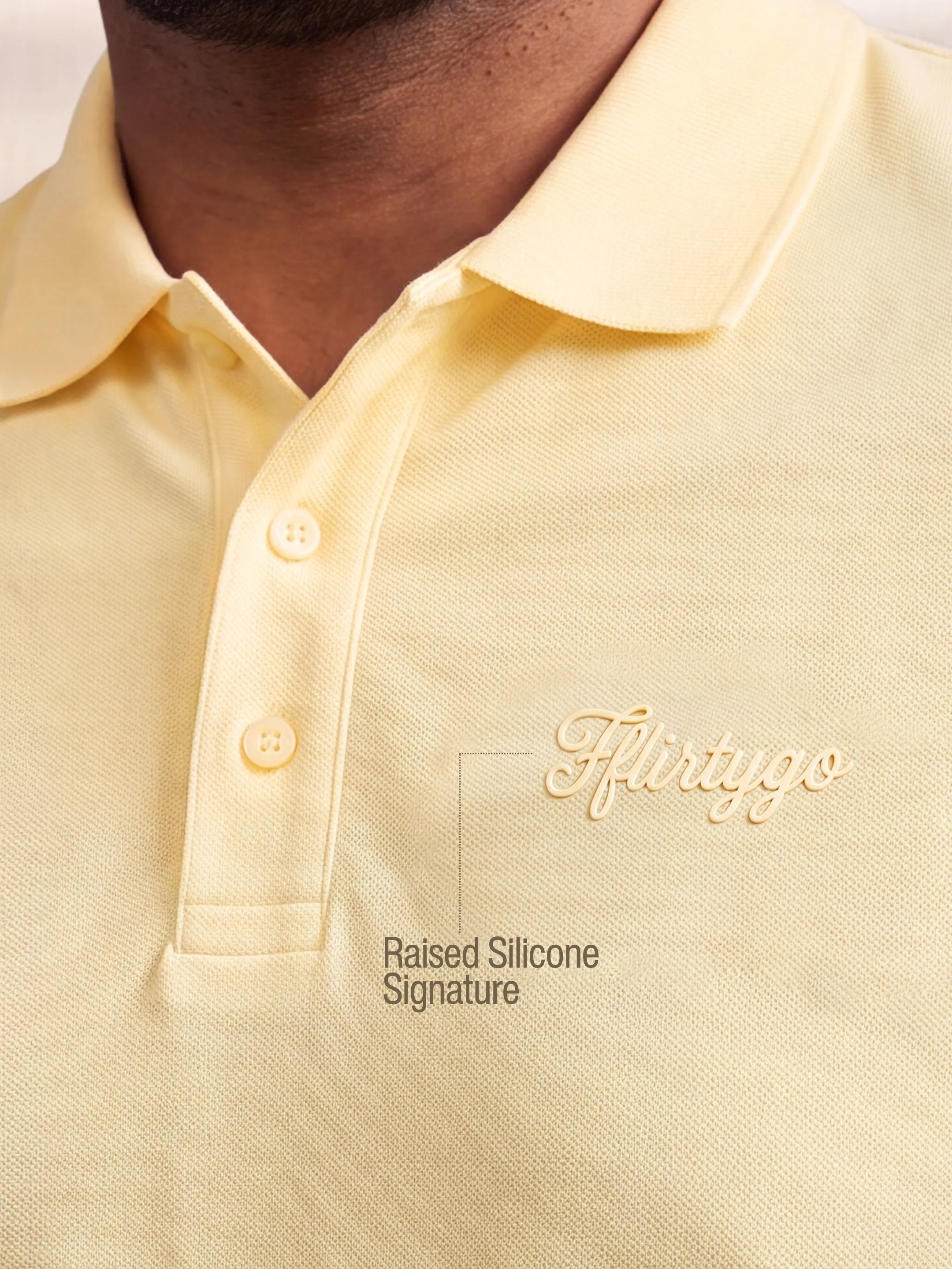 Butter Yellow Men's PurEase Core Polo