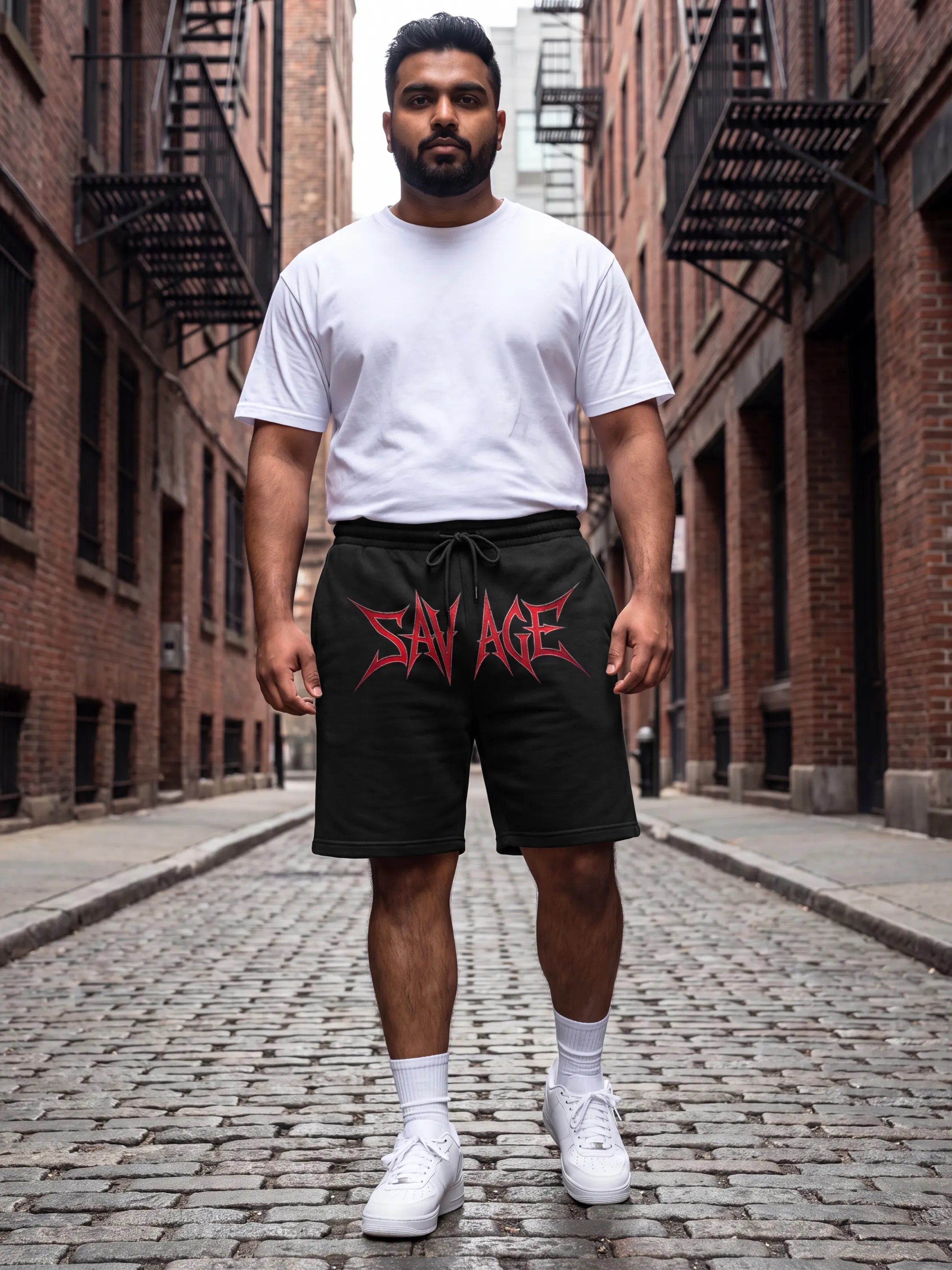 Savage Cotton Mens Shorts