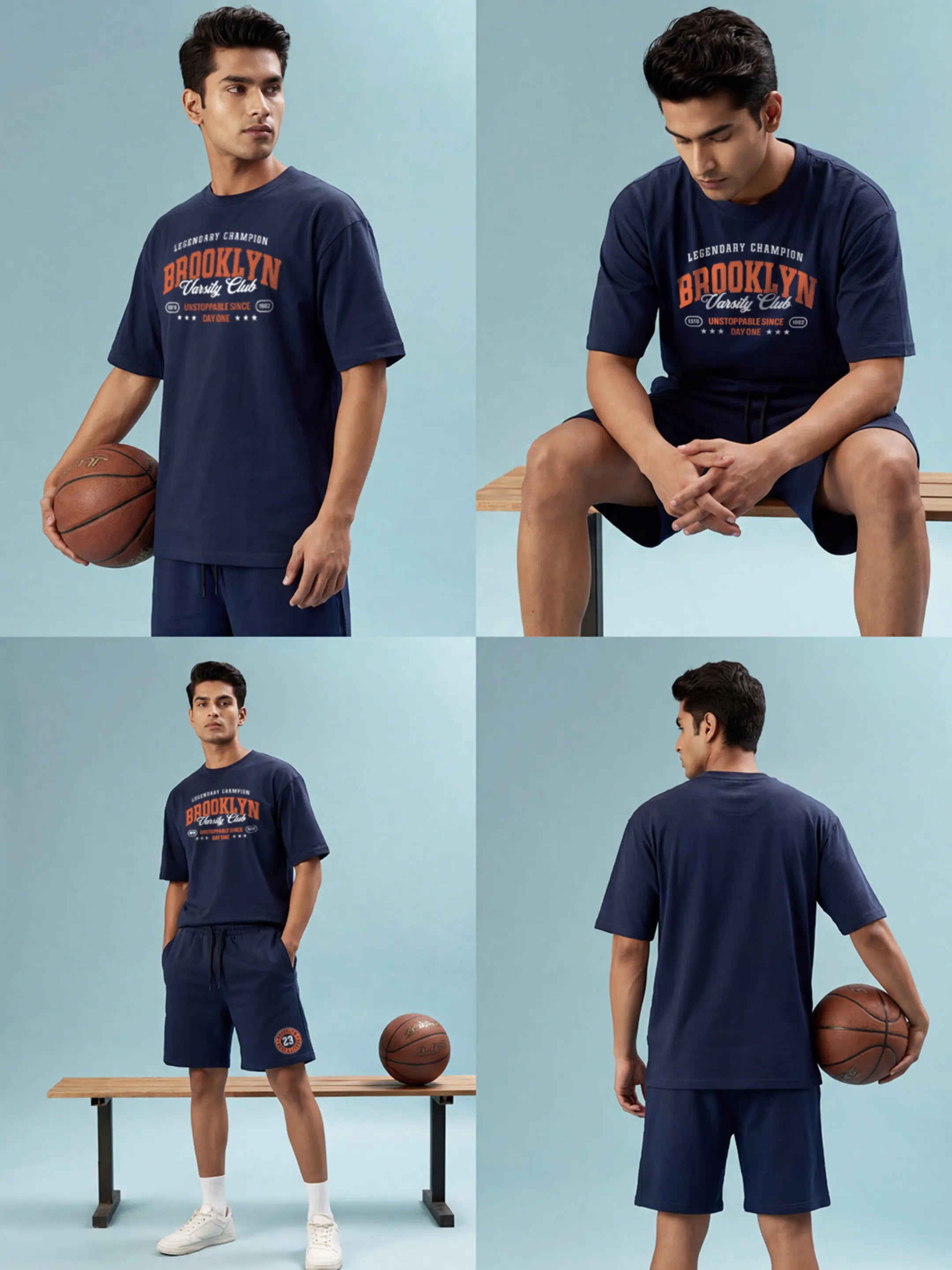 Brooklyn Cotton Men's Oversized Coord Sets