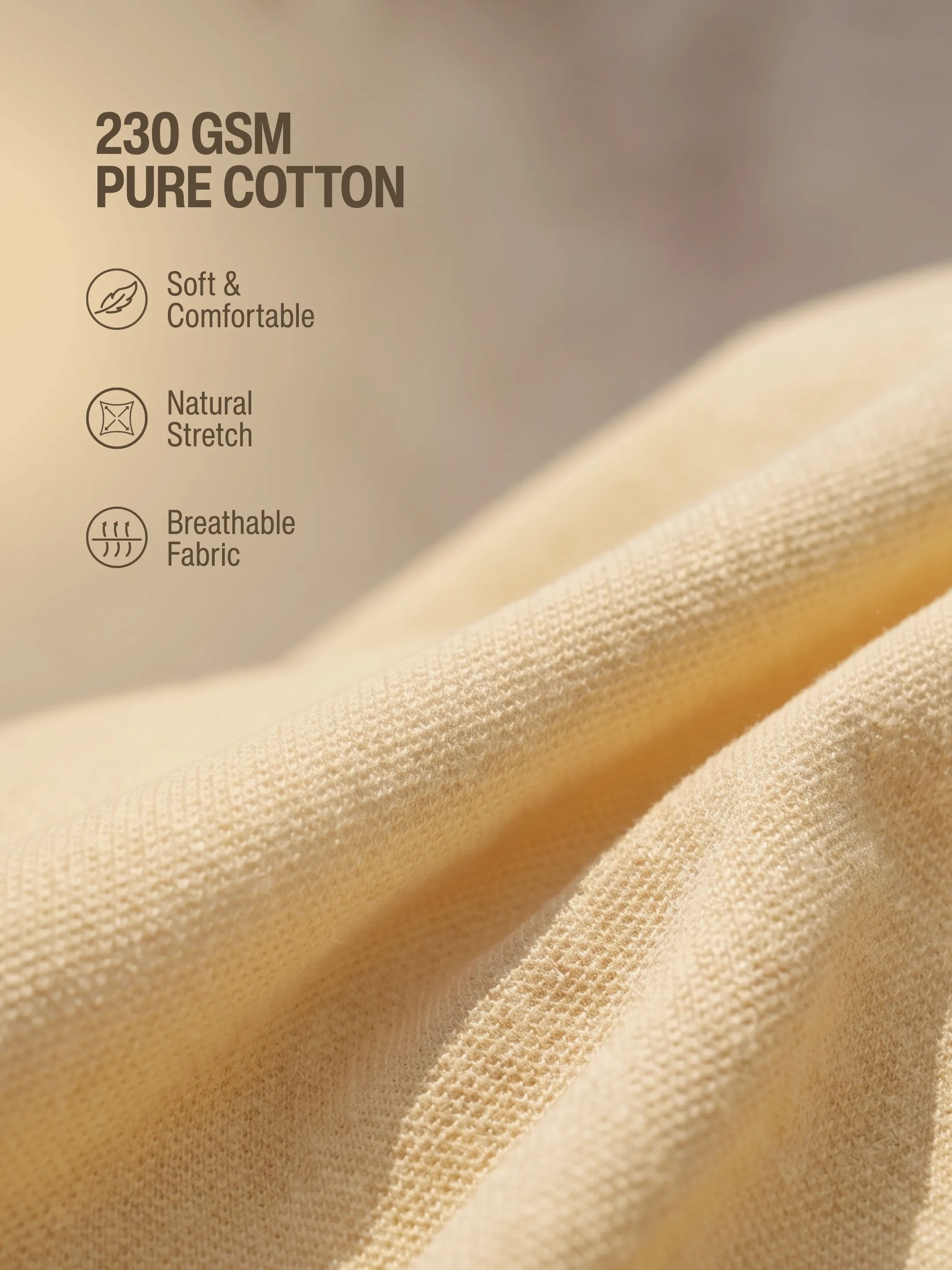 Butter Yellow Men's PurEase Core Polo