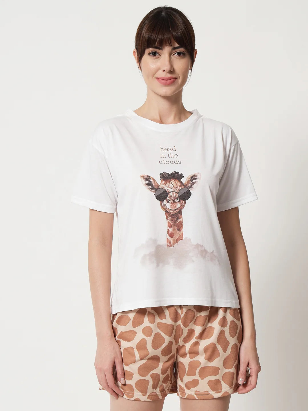 Head In The Clouds Shorts And T-Shirt Set