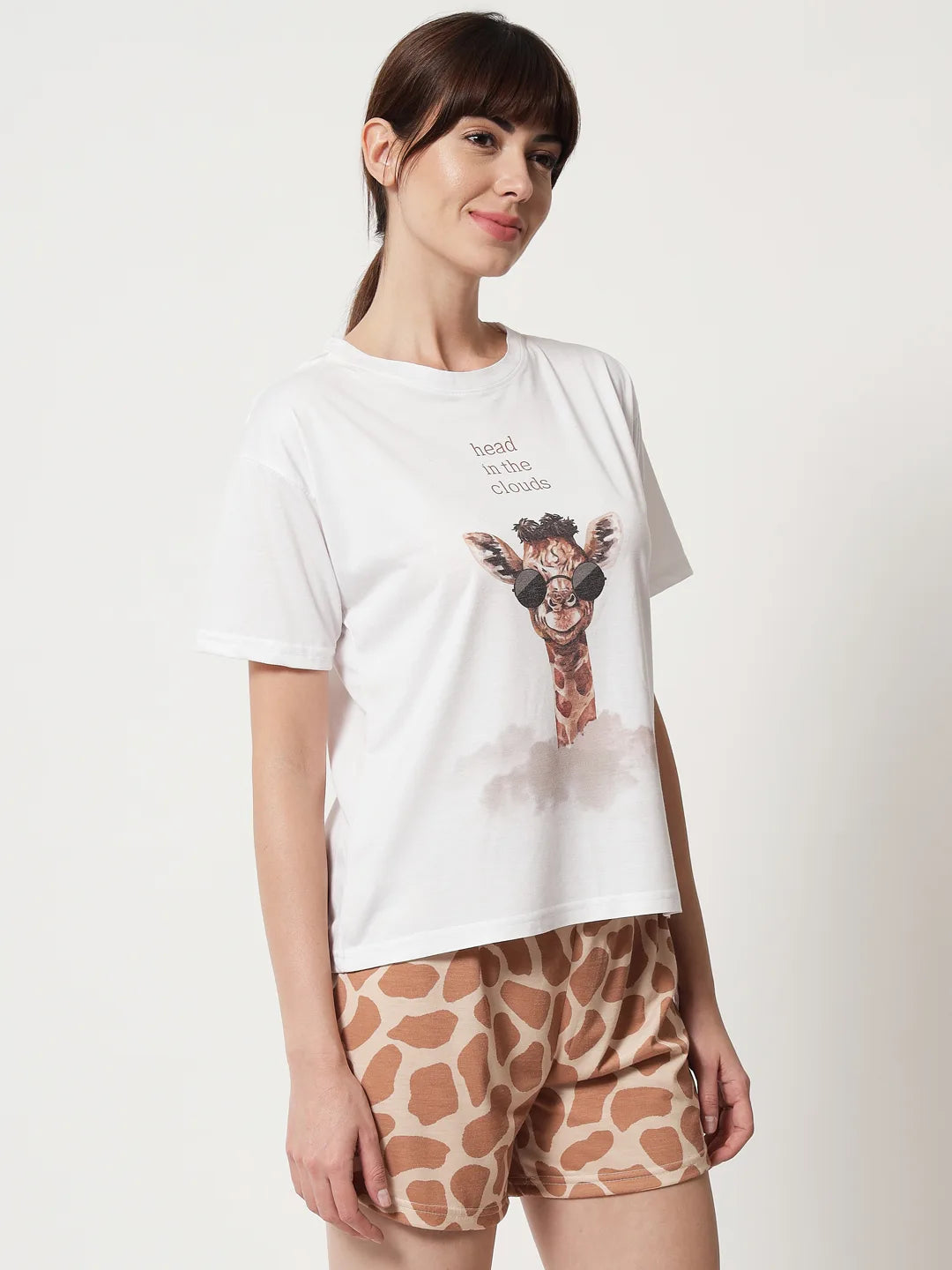 Head In The Clouds Shorts And T-Shirt Set
