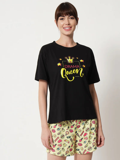 Drama Queen Shorts And T-Shirt Set