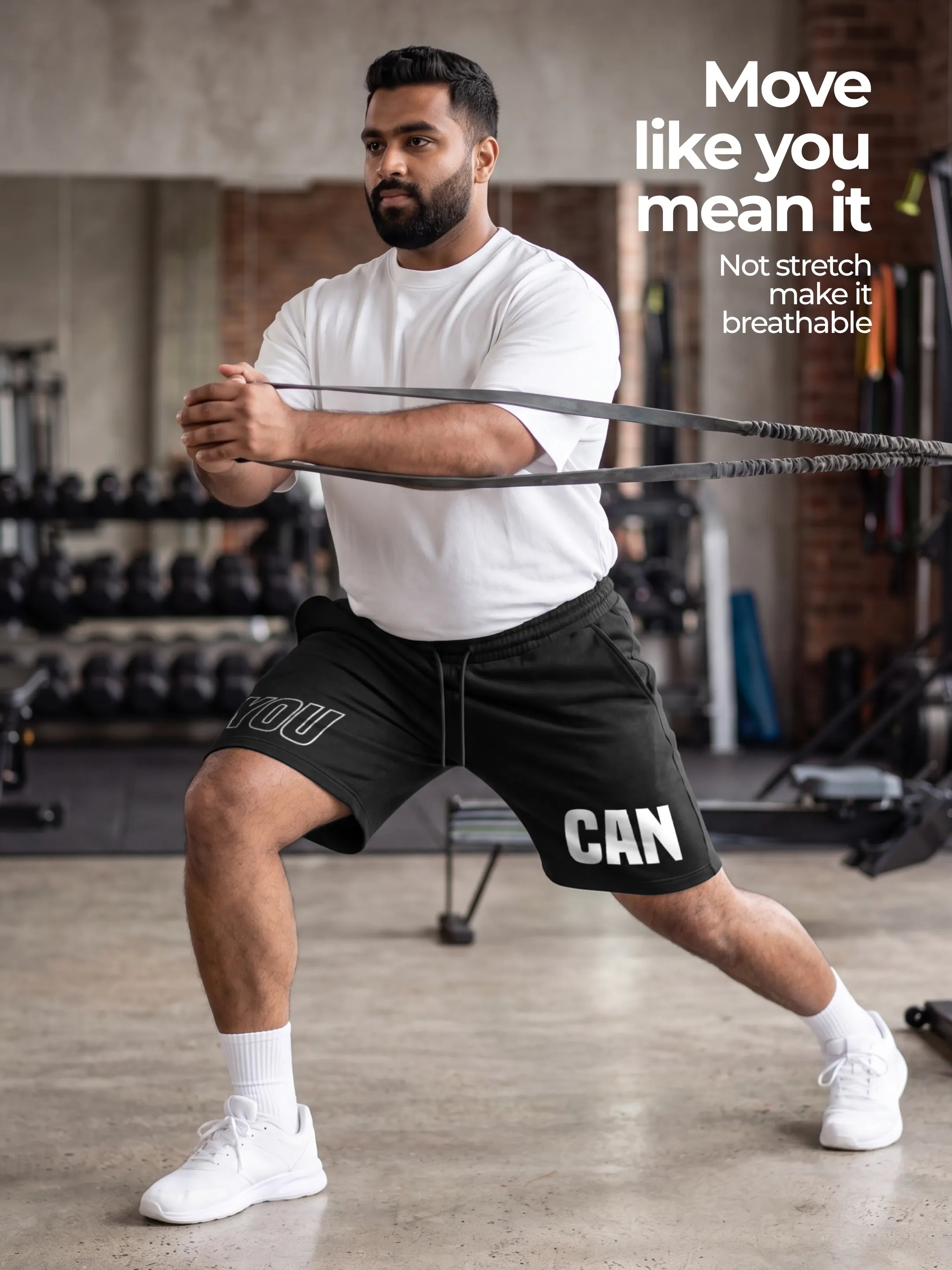 You Can Cotton Mens Shorts