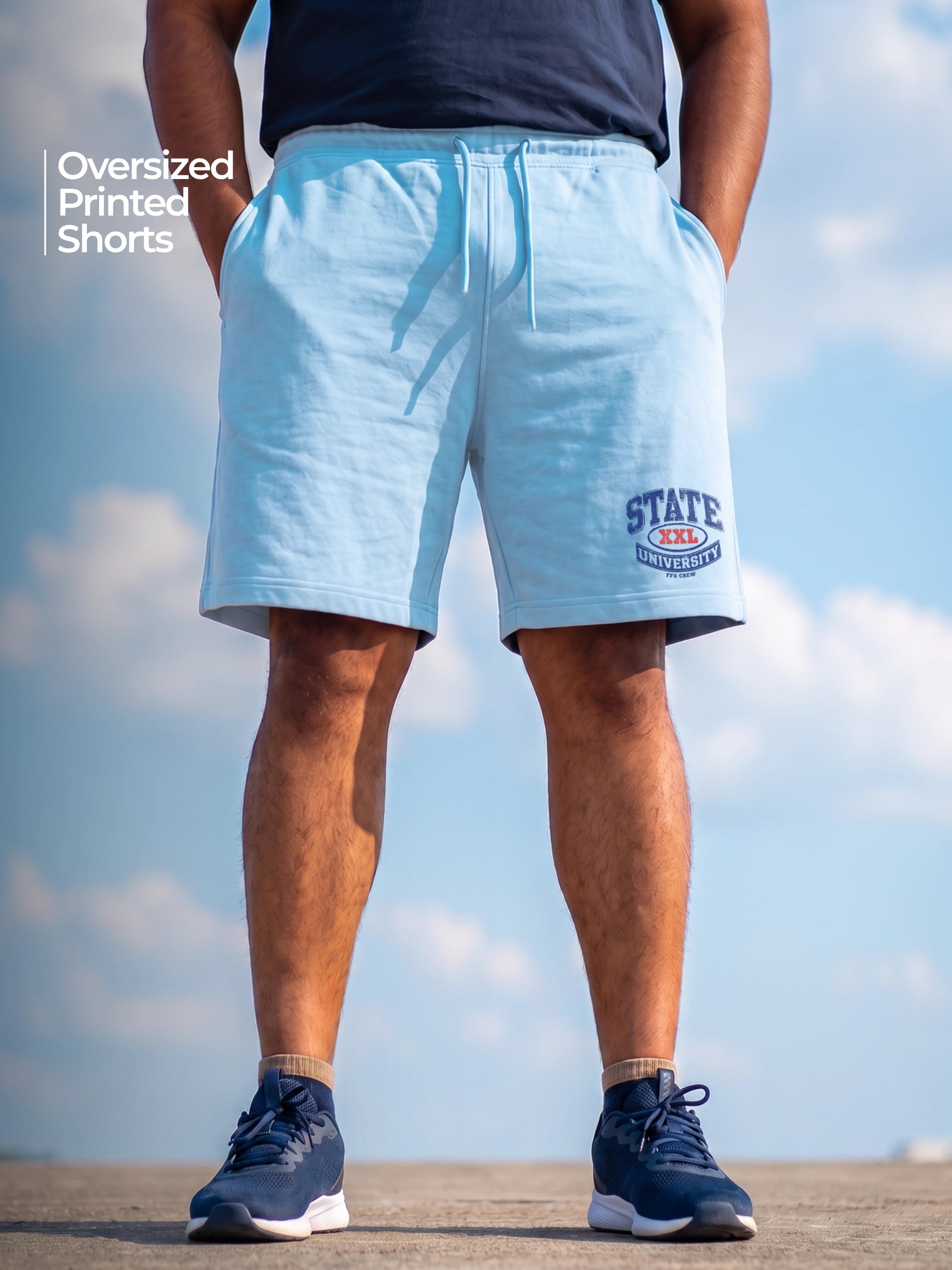 State University Cotton Mens Shorts