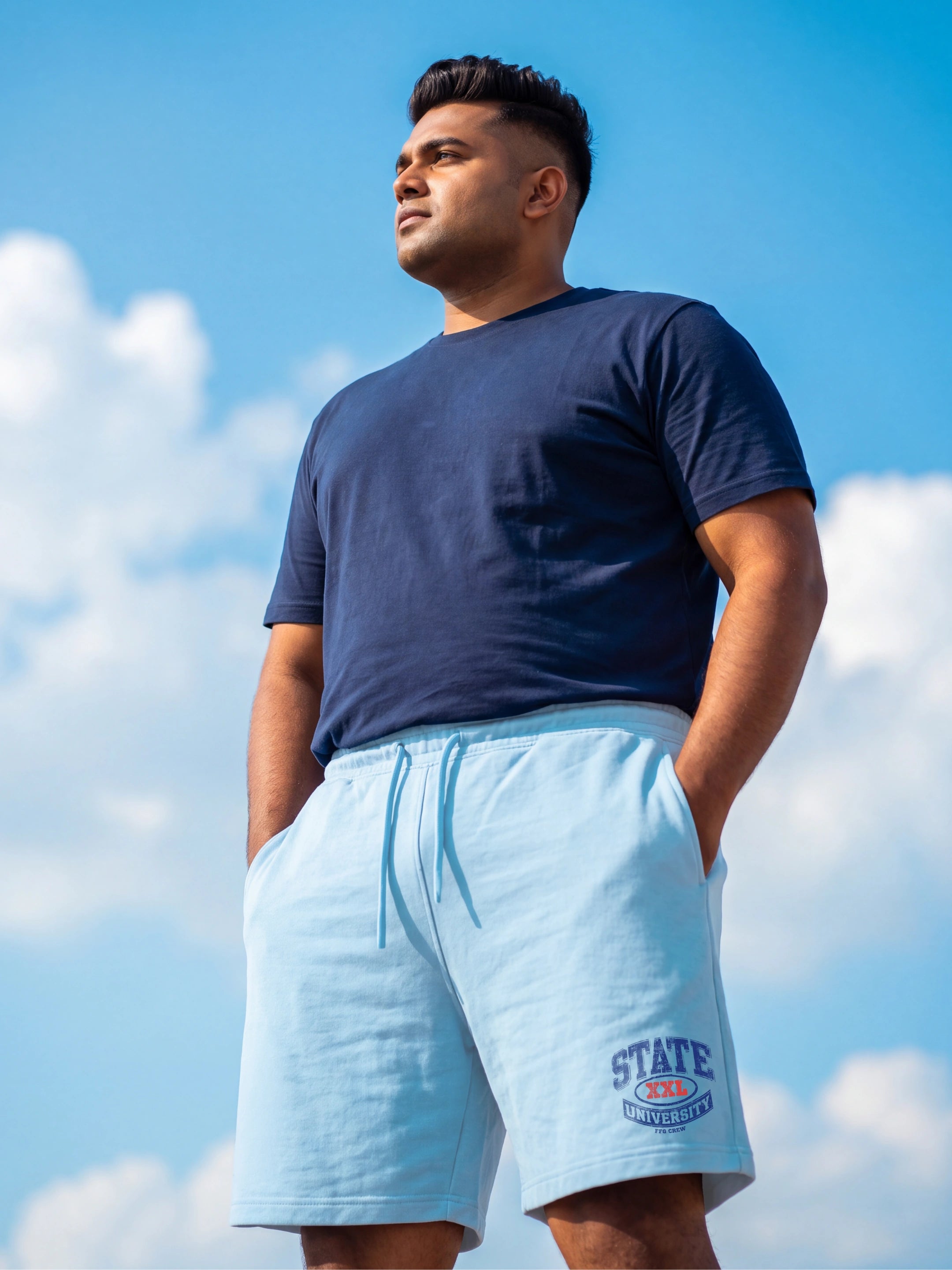 State University Cotton Mens Shorts