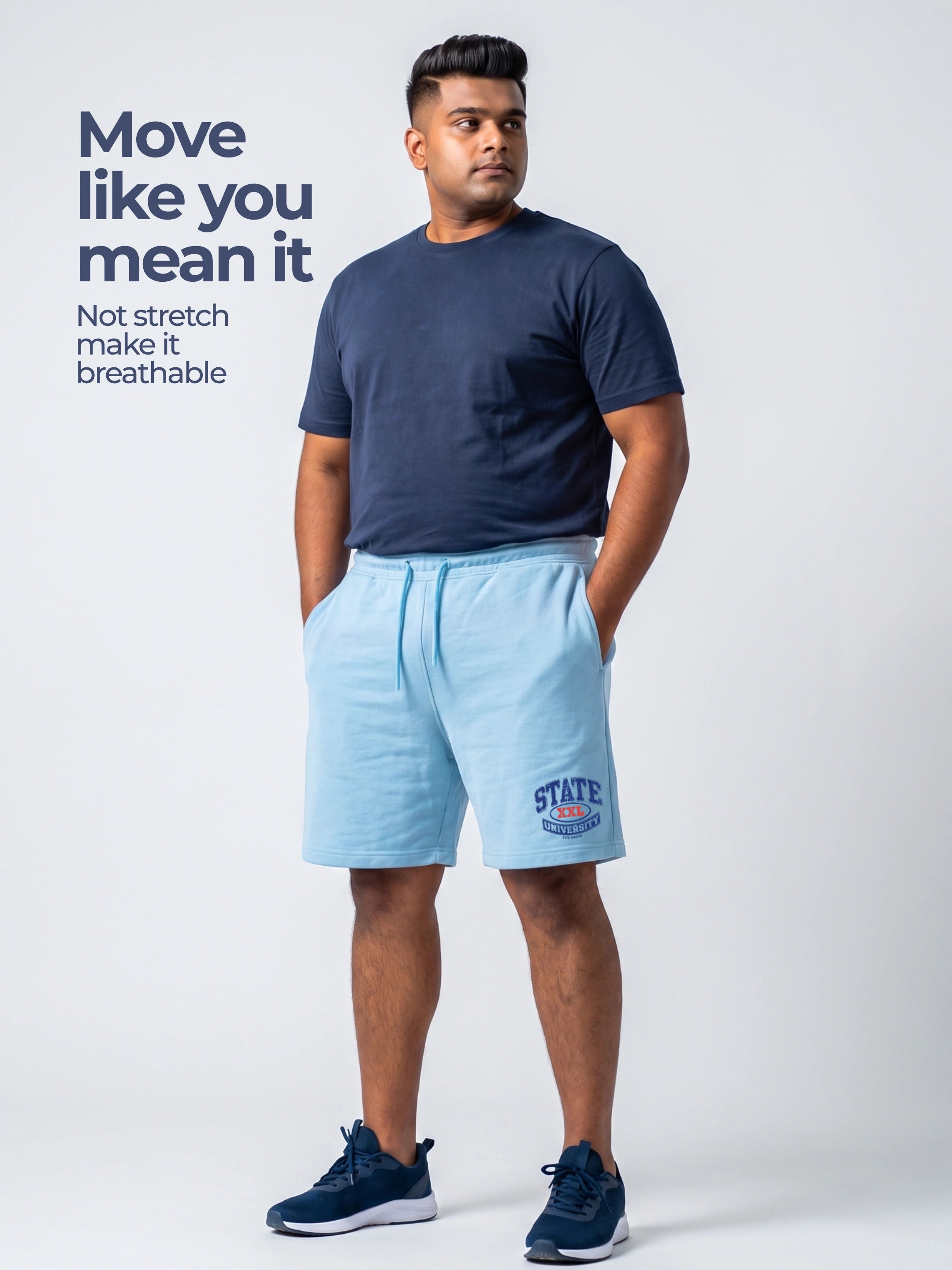 State University Cotton Mens Shorts