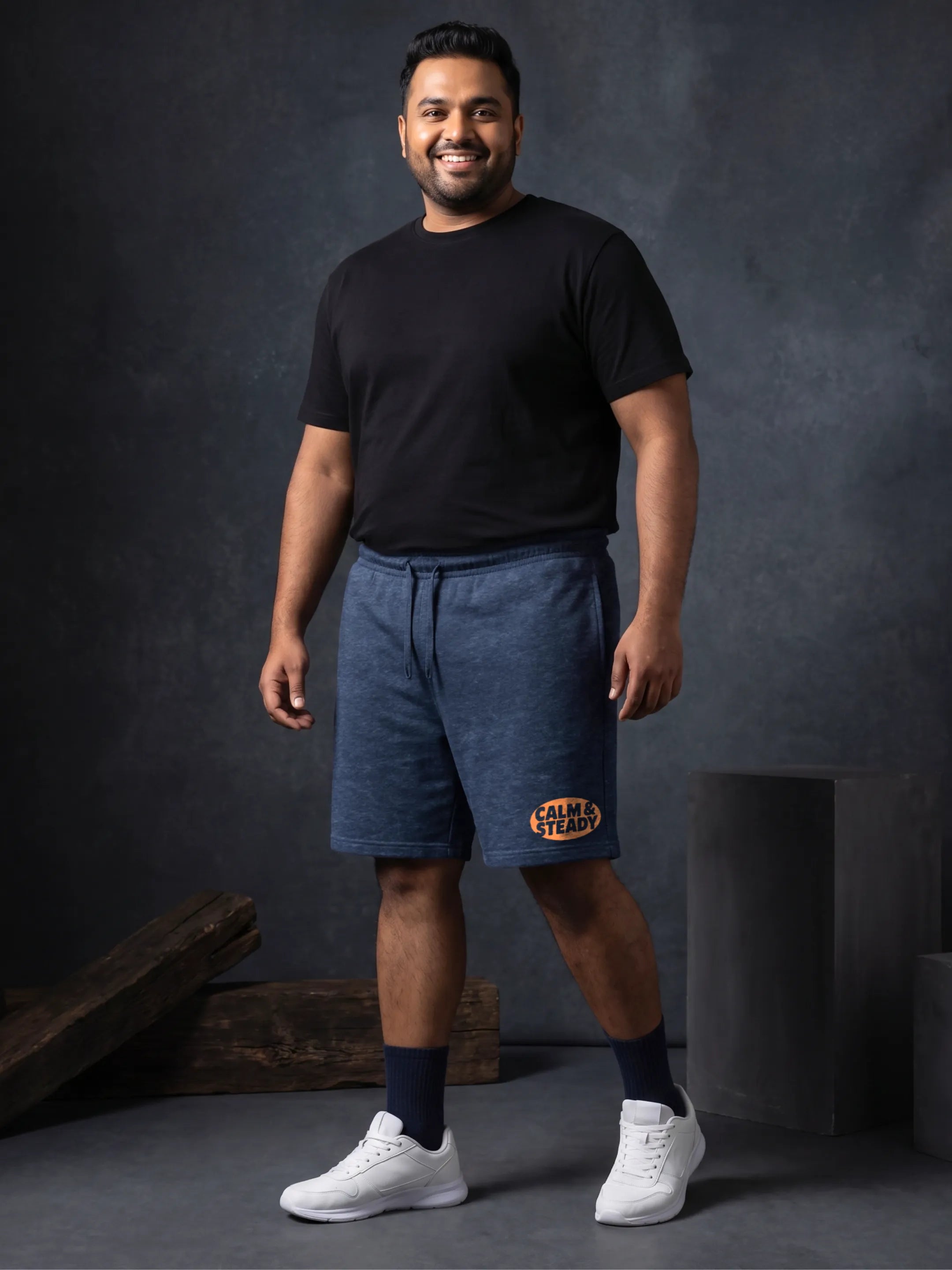 Calm & Steady Cotton Mens Shorts