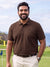 Espresso brown Men's PurEase Core Polo