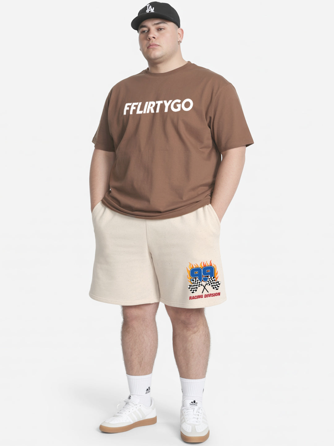 99 Racing Cotton Mens Shorts