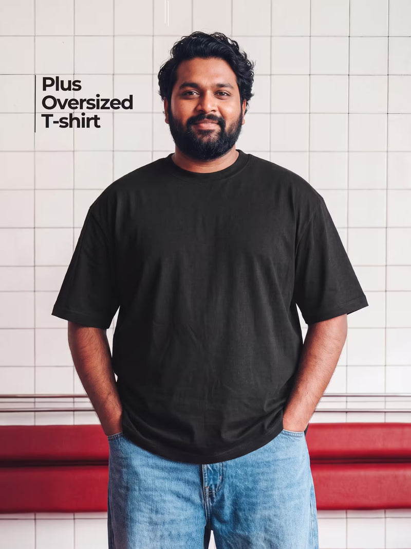 Black Men's Oversized T-Shirt