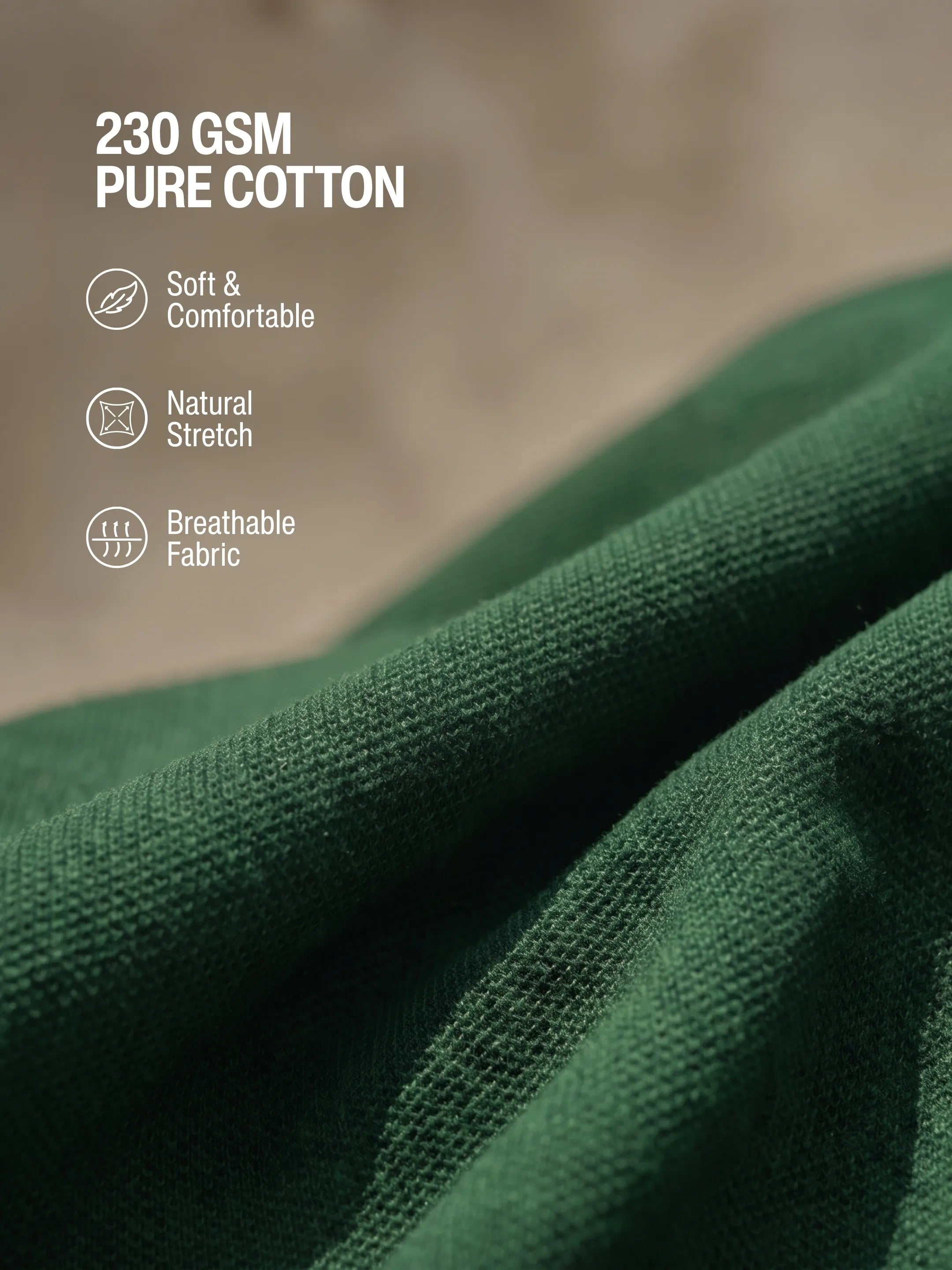 Forest Green Men's PurEase Core Polo