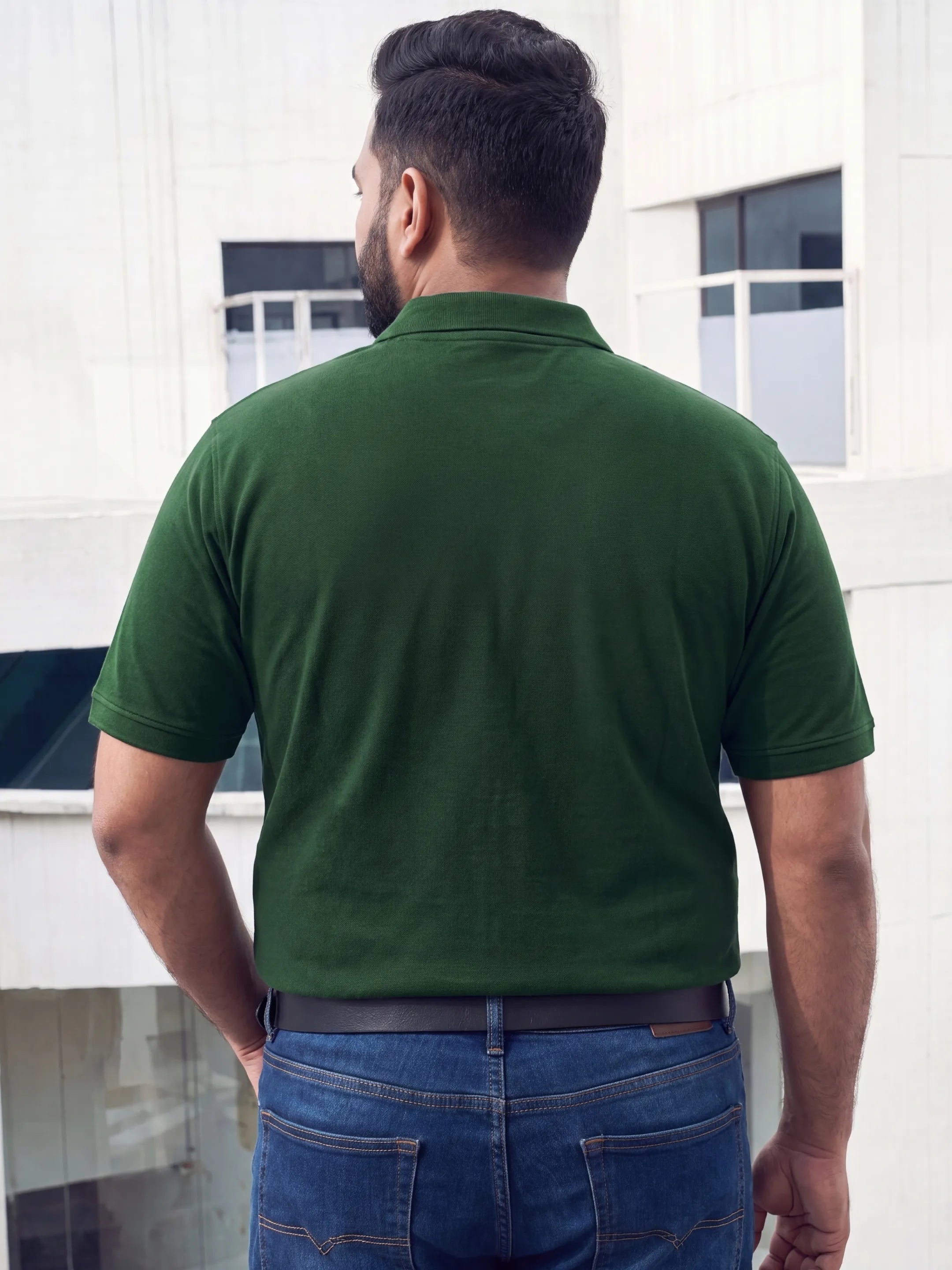 Forest Green Men's PurEase Core Polo