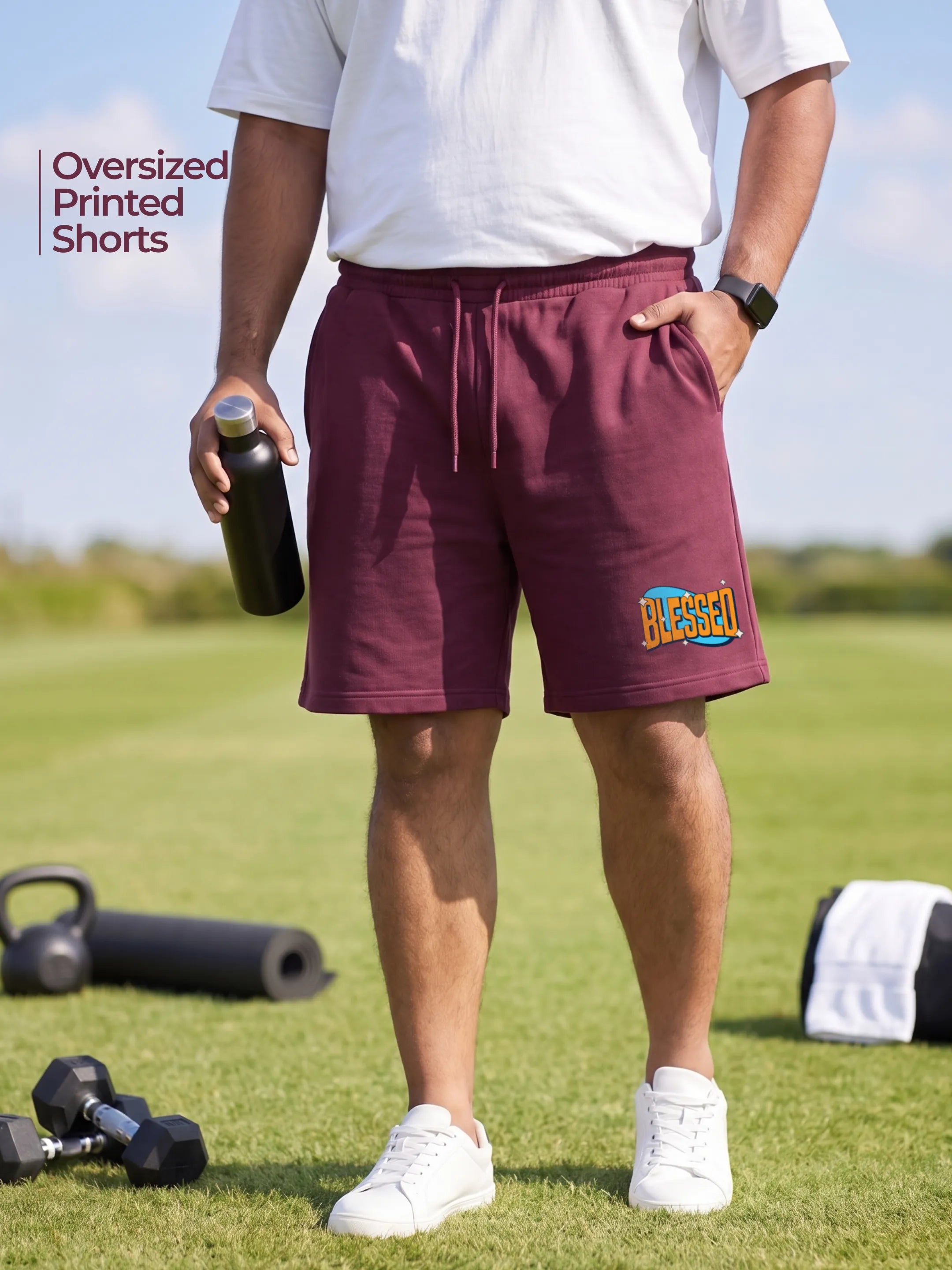 Blessed Cotton Mens Shorts