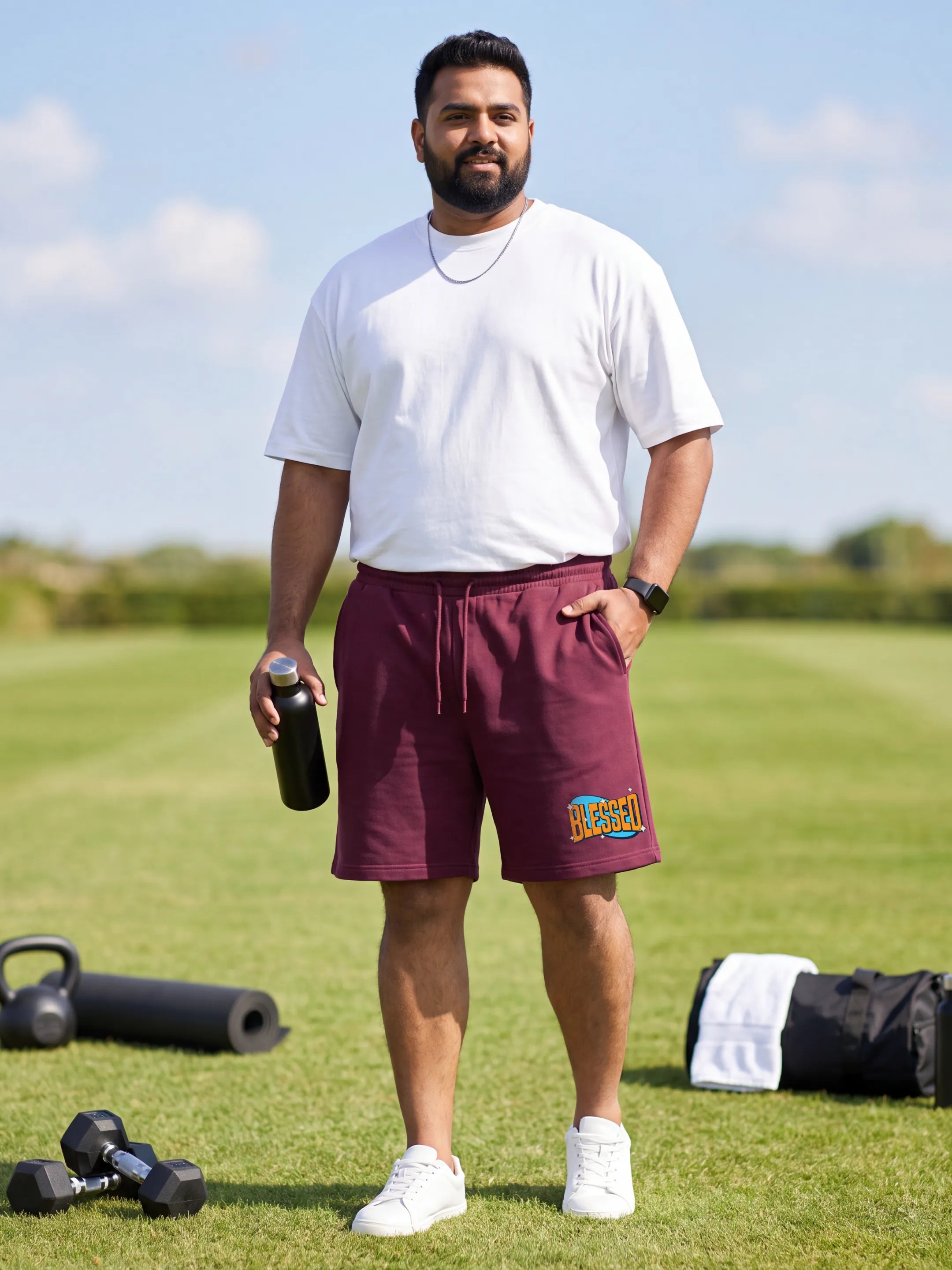 Blessed Cotton Mens Shorts