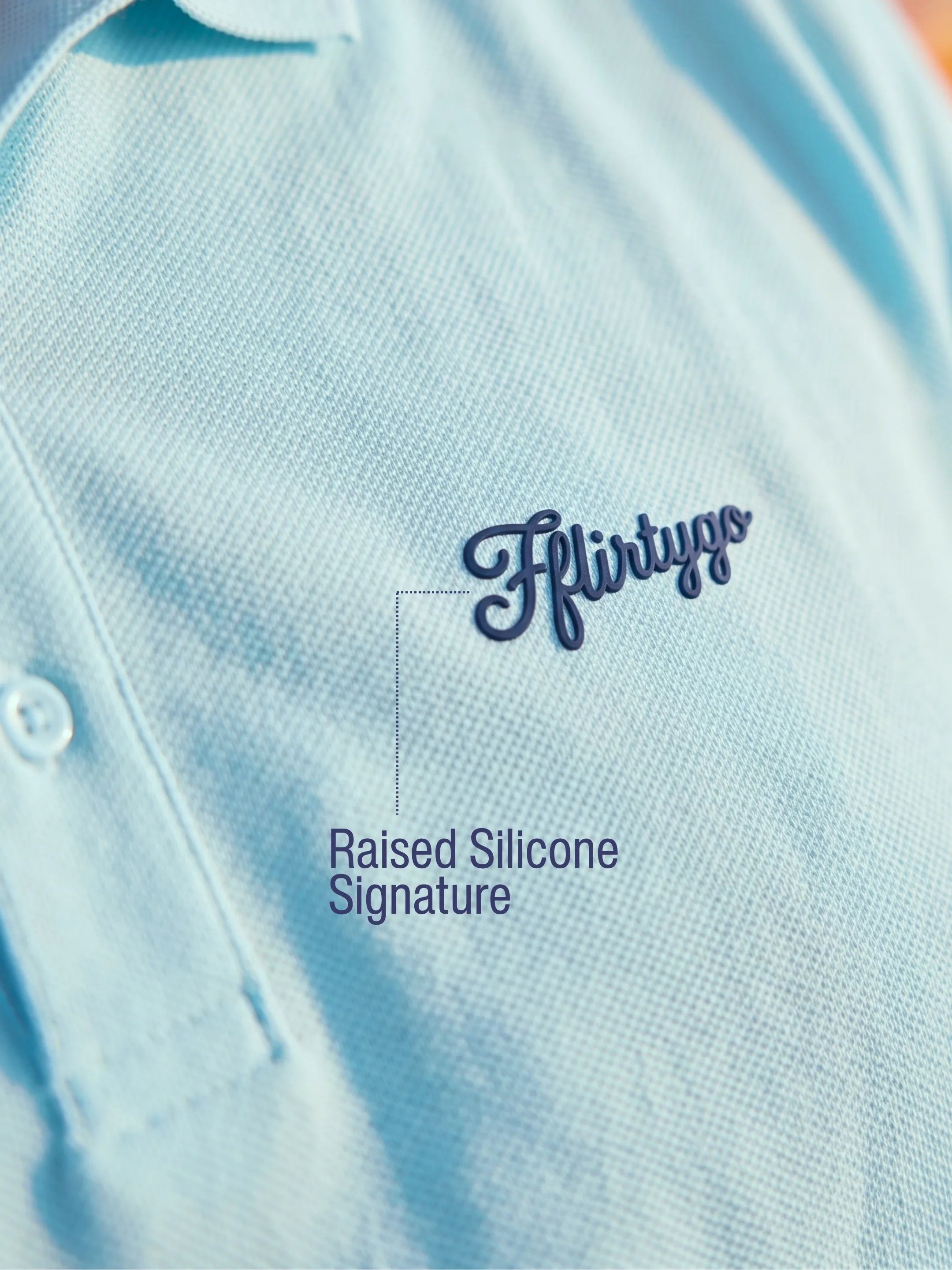 Sky Blue Men's PurEase Core Polo