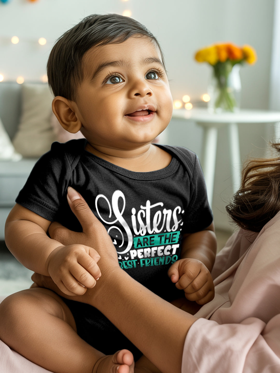 Sisters Are The Perfect Best Friends Baby Romper | Onesies