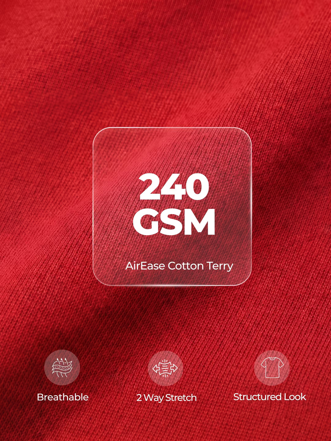 Red Men's Oversized T-Shirt