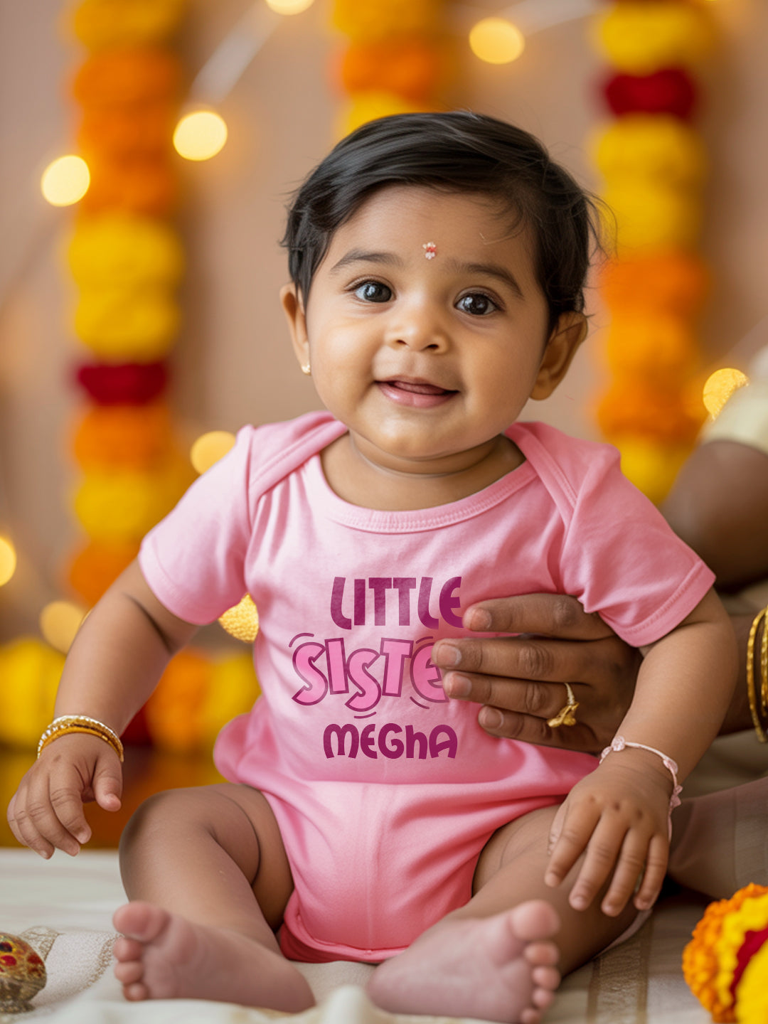 Little Sister Baby Romper | Onesies w/ Custom Name