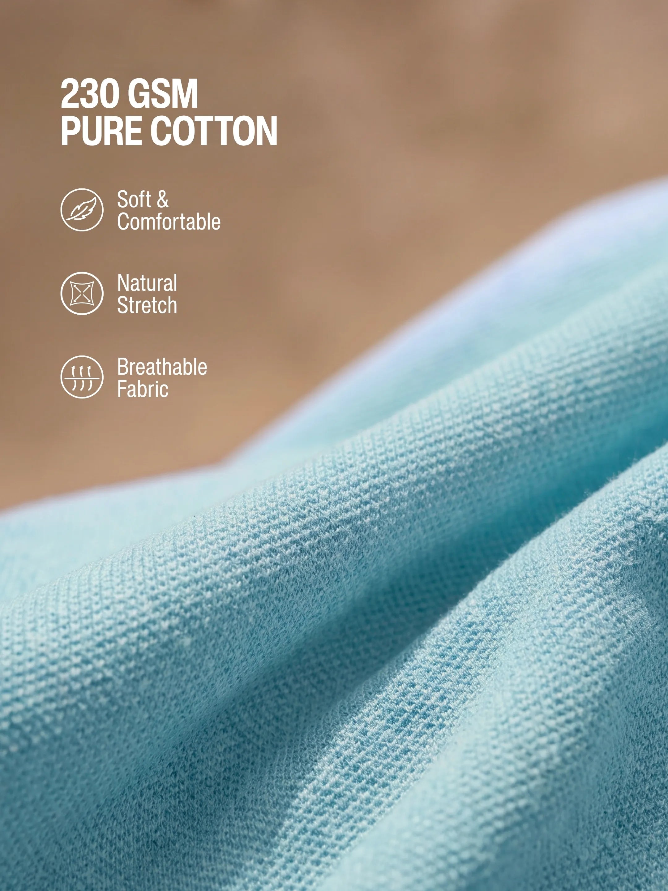 Sky Blue Men's PurEase Core Polo