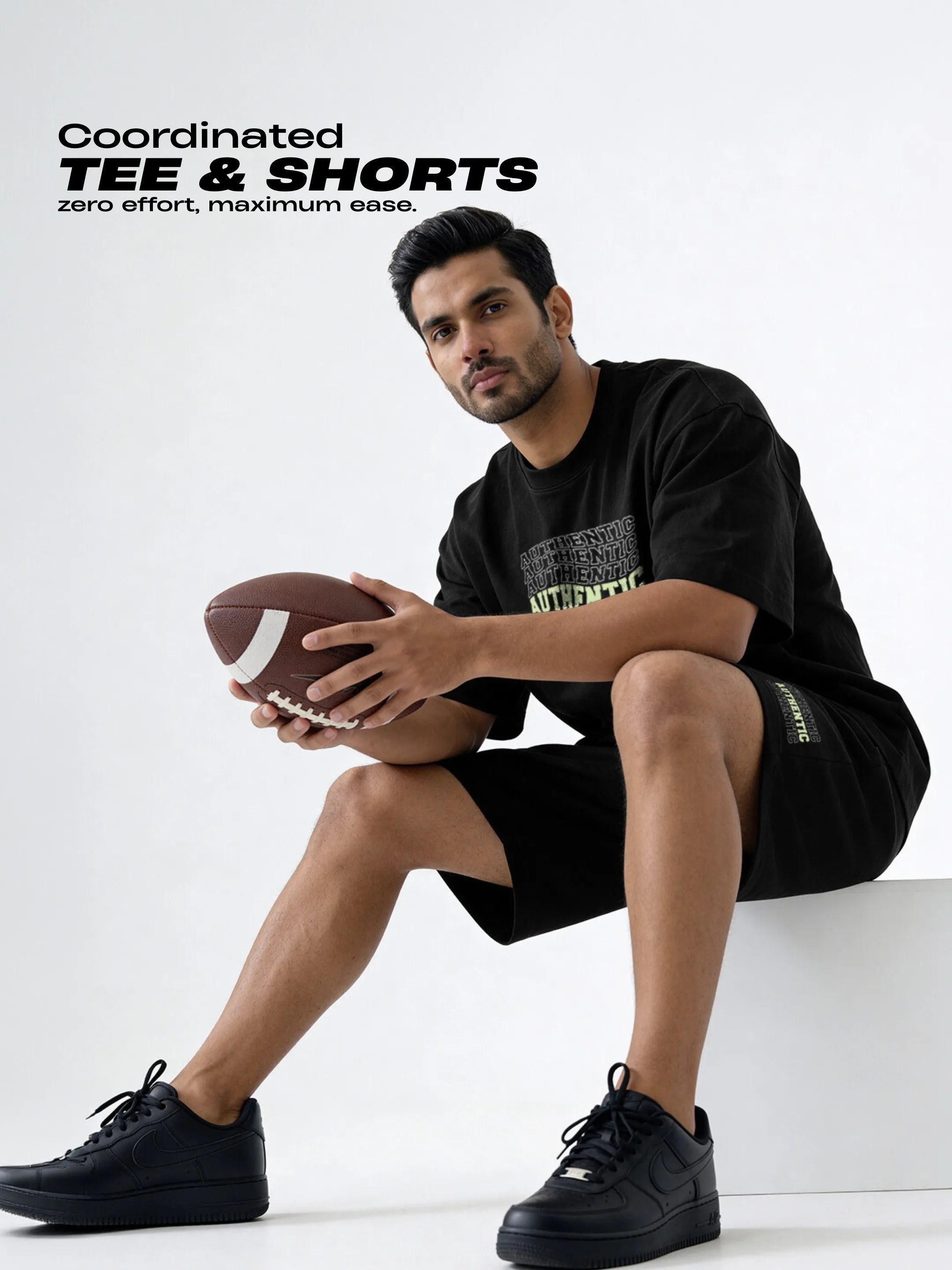 Authentic Cotton Men's Oversized Coord Sets