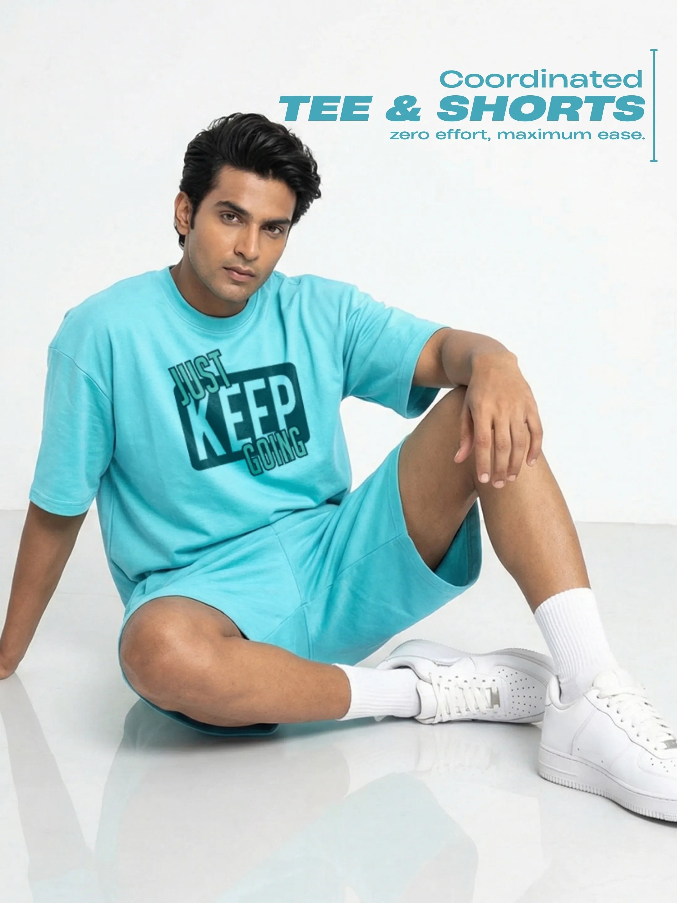 Just Keep Going Cotton Men's Oversized Coord Sets
