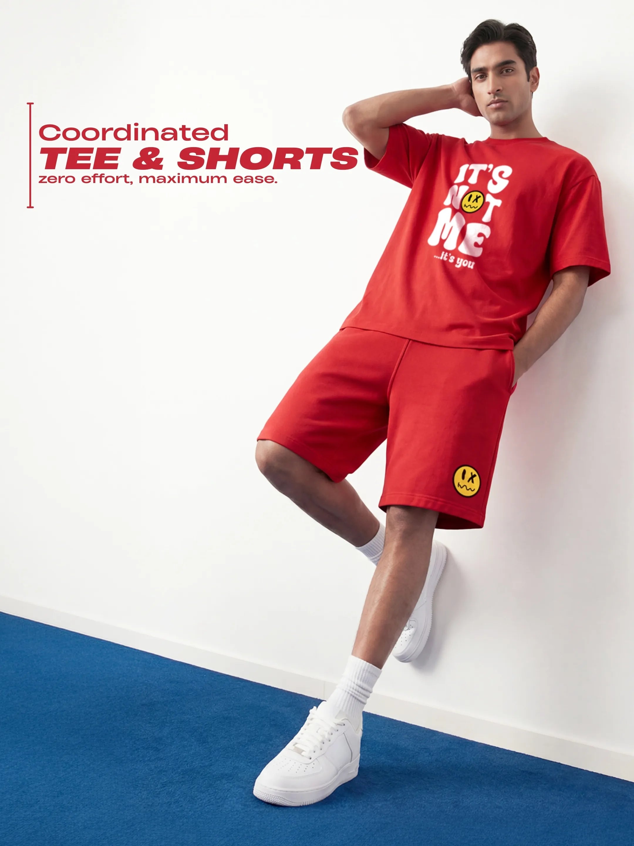 It's Not Me It's You Cotton Men's Oversized Coord Sets