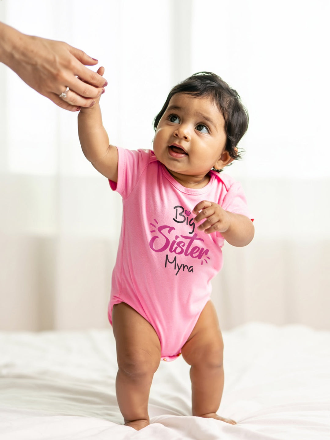 Big Sister Baby Romper | Onesies w/ Custom Name