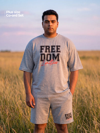 Freedom Cotton Men's Oversized Coord Sets