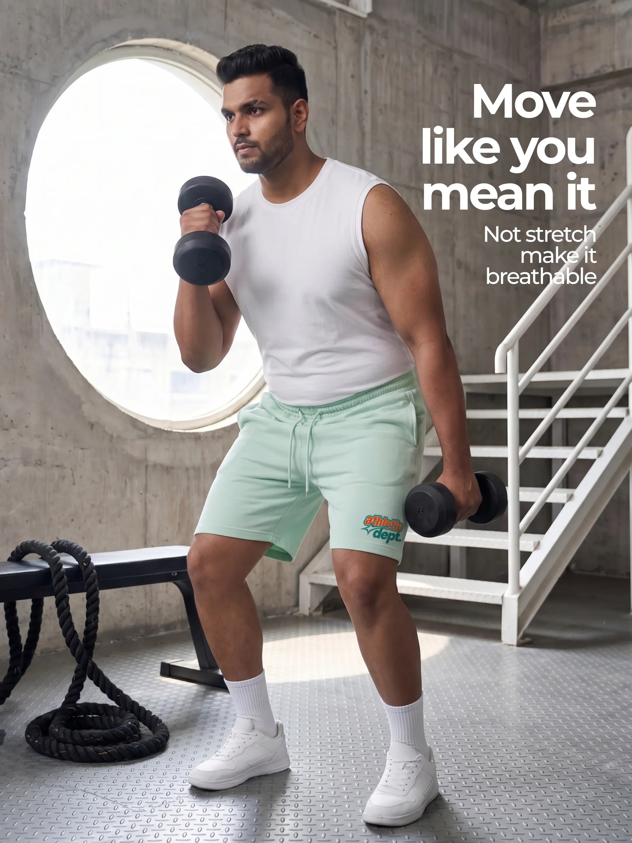 Athletic Dept Cotton Mens Shorts