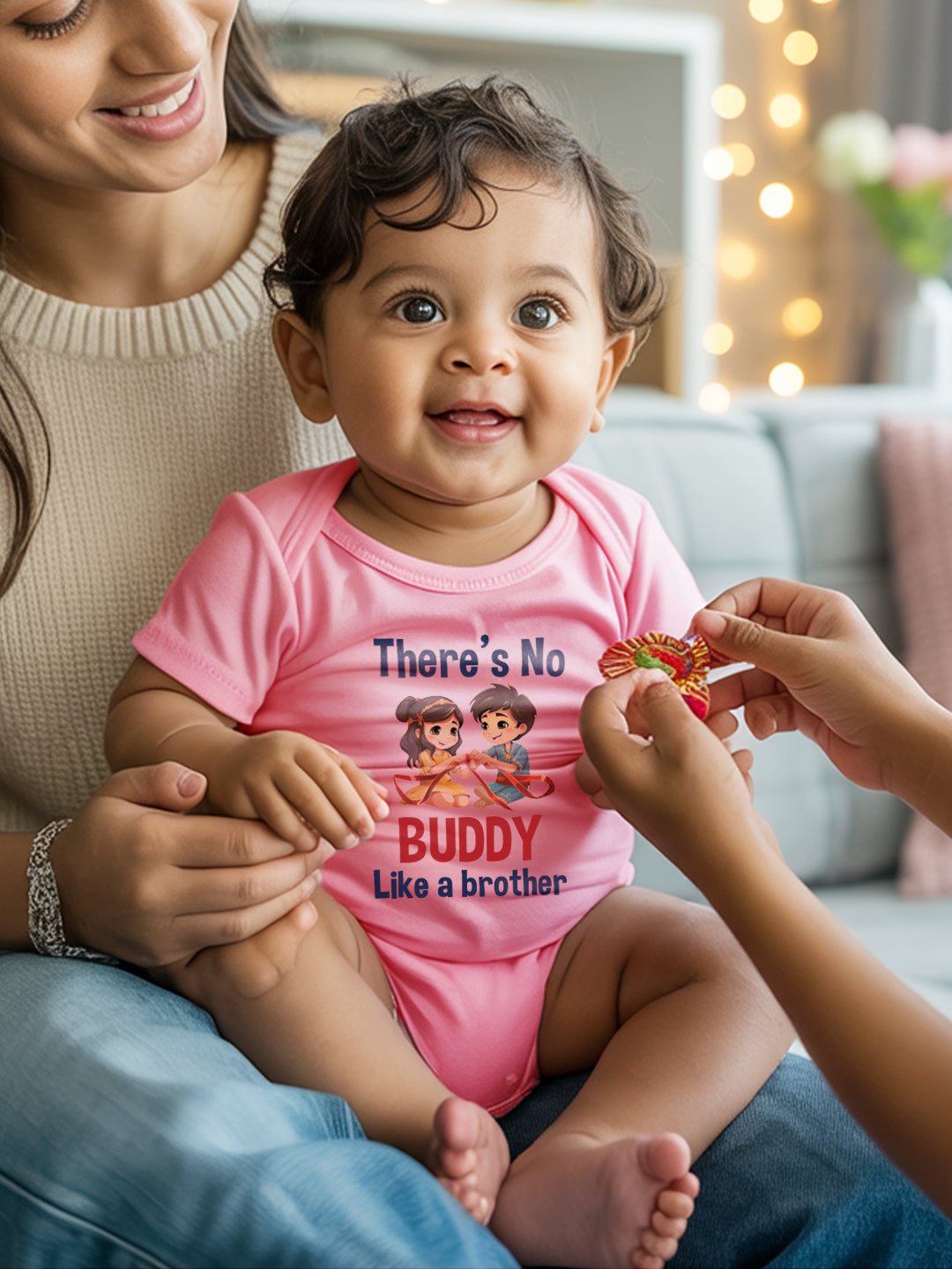 There's No Buddy Like a Brother Baby Romper | Onesies