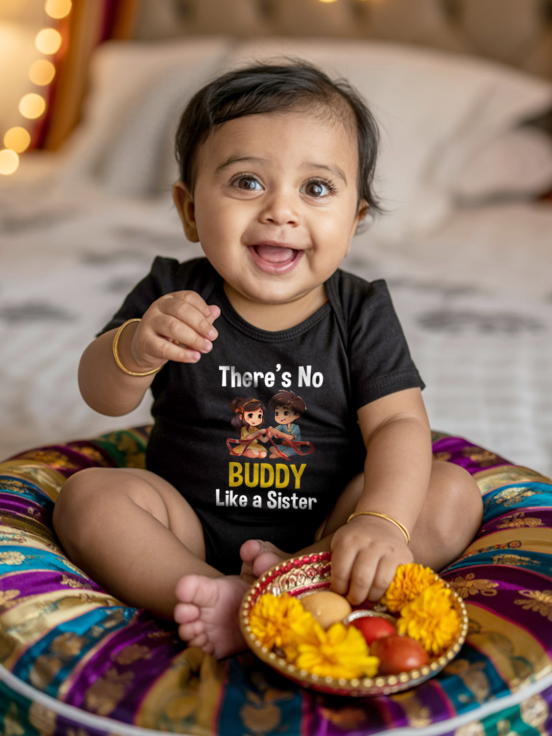 There's No Buddy Like a Sister Baby Romper | Onesies