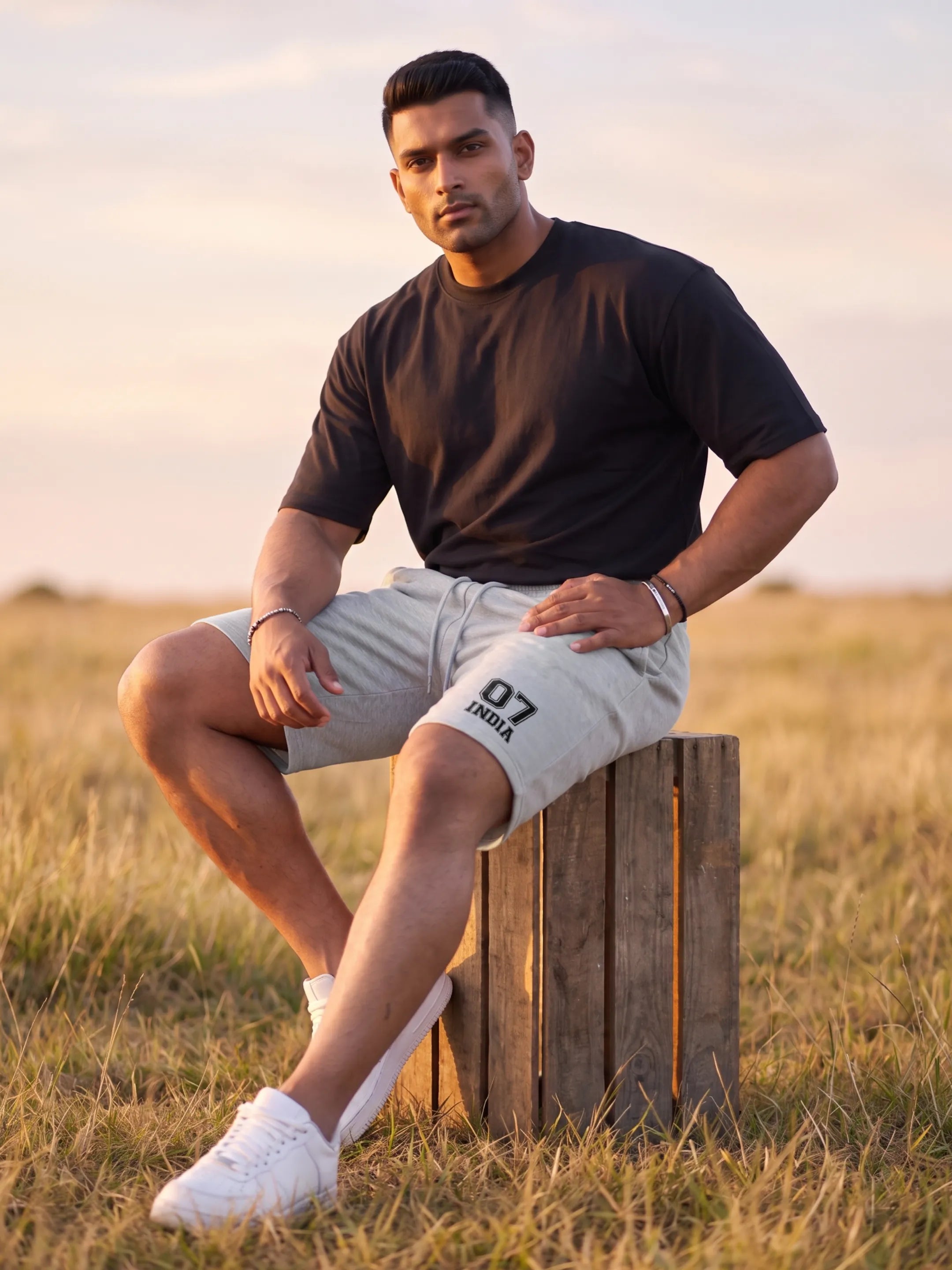 INDIA 07 Cotton Mens Shorts