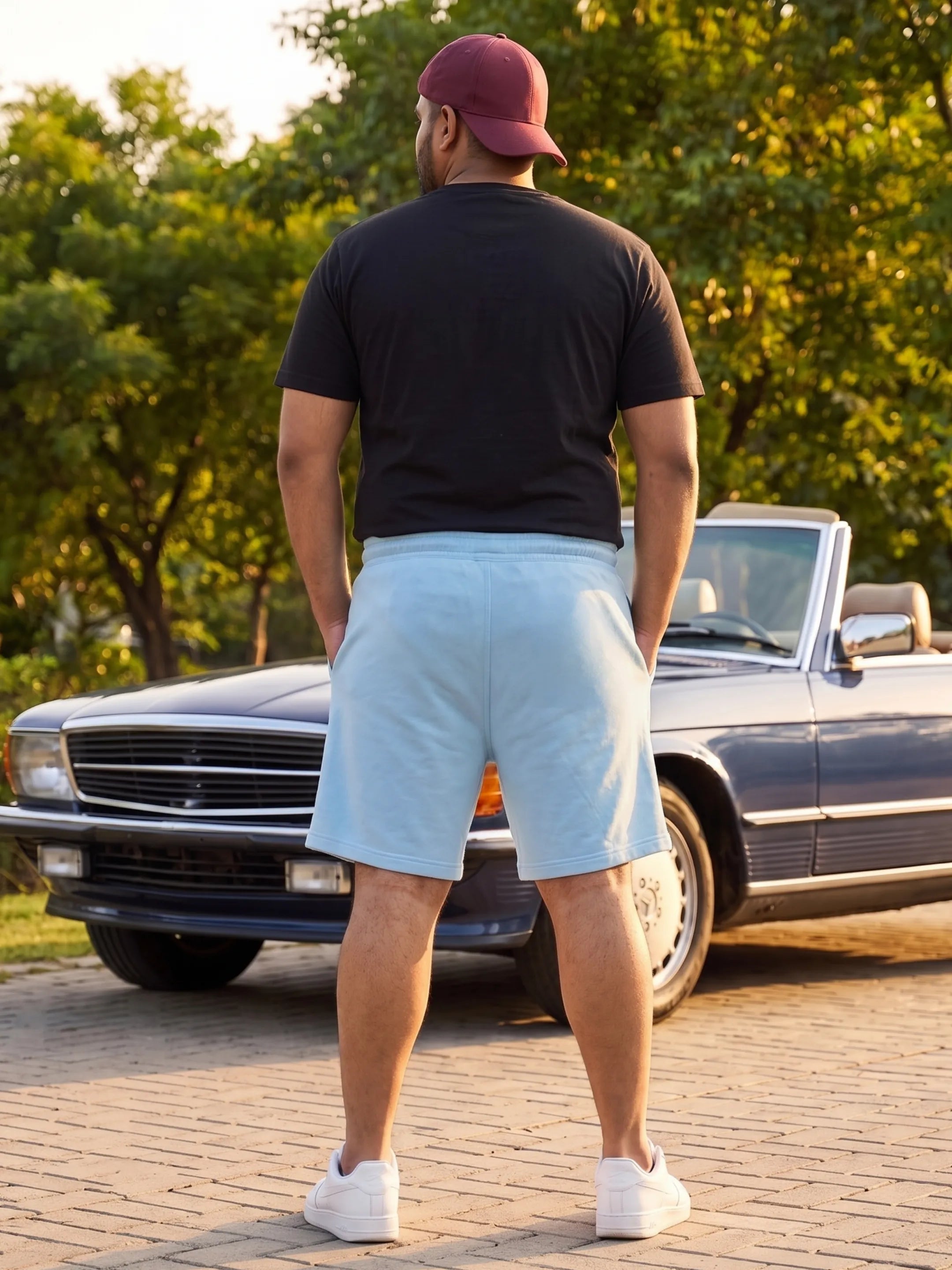Born to Ride Cotton Mens Shorts