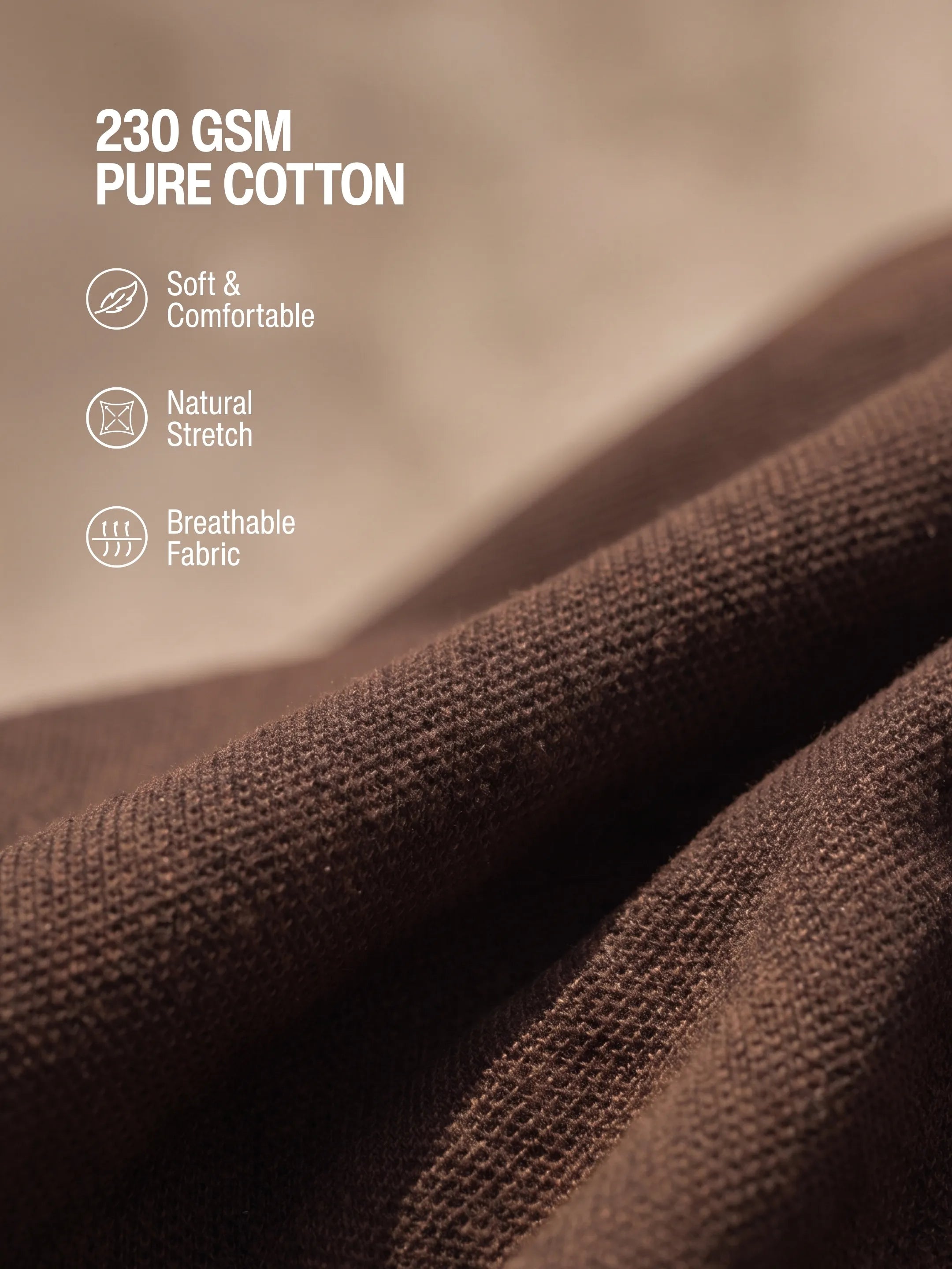 Espresso brown Men's PurEase Core Polo