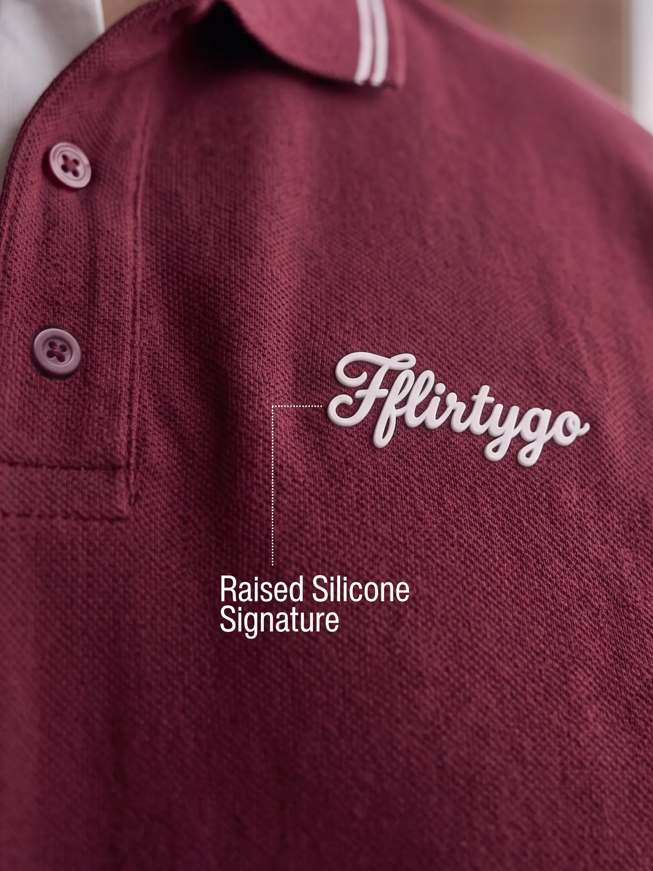 Club Maroon Men's PurEase Elevated Polo