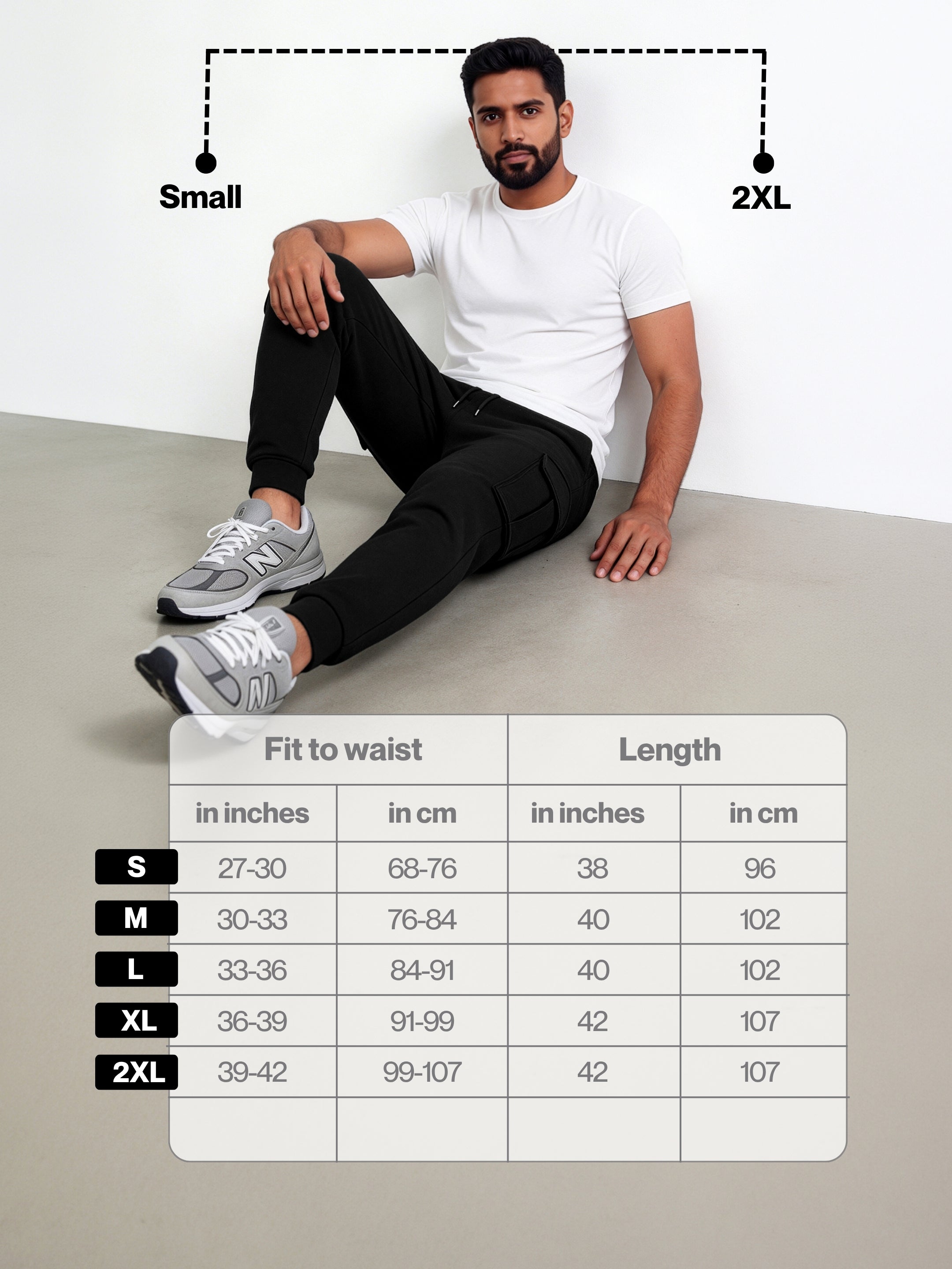 Black Joggers w/ Box Pockets