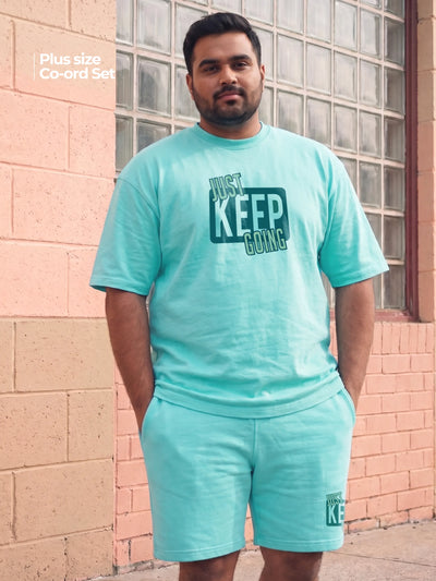 Just Keep Going Cotton Men's Oversized Coord Sets