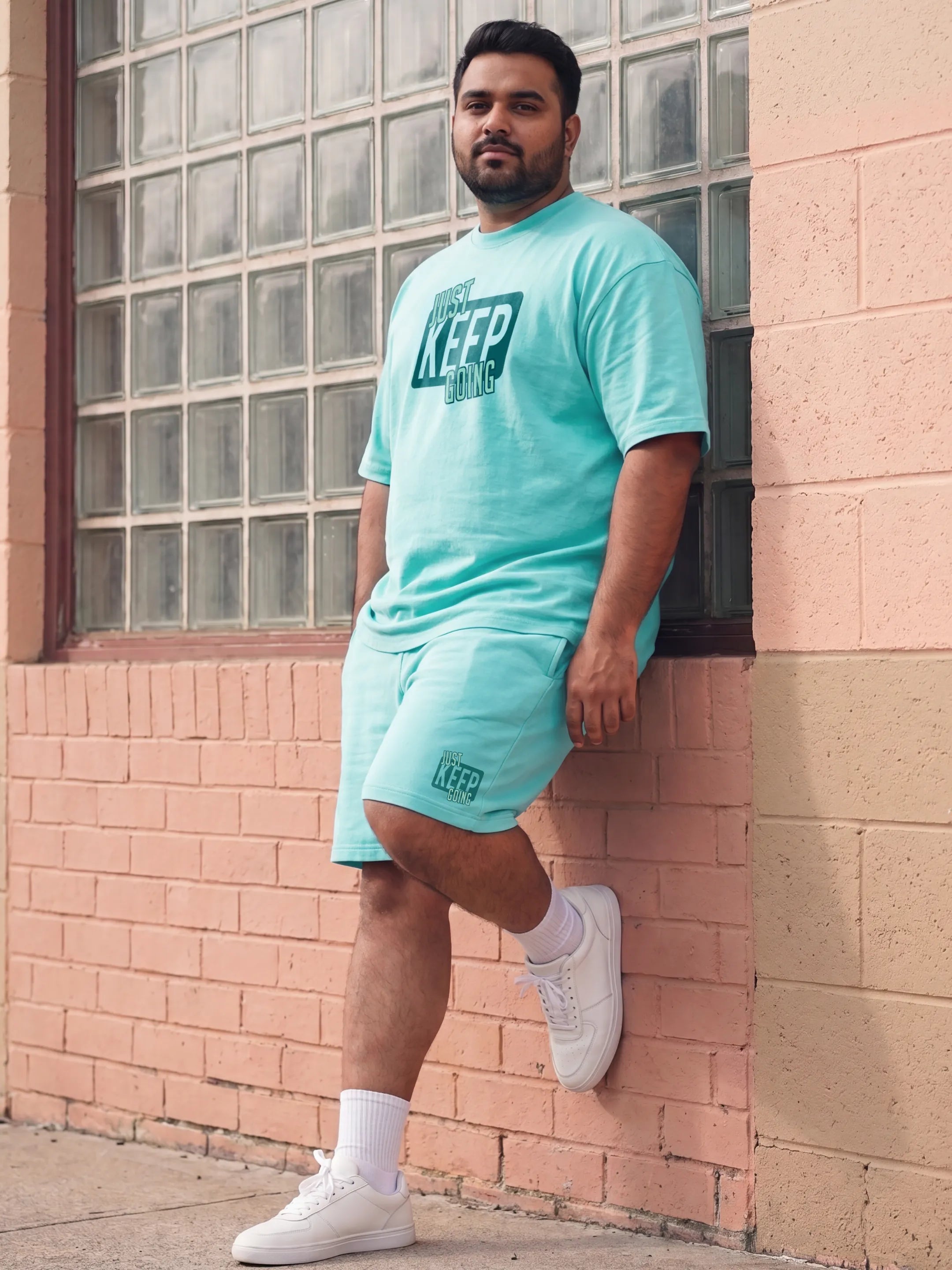 Just Keep Going Cotton Men's Oversized Coord Sets