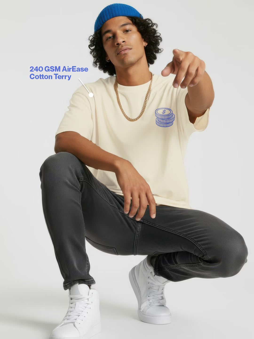 Feeling Lucky 777 Men's Oversized T-Shirt