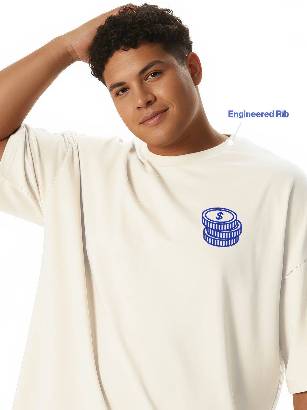 Feeling Lucky 777 Men's Oversized T-Shirt