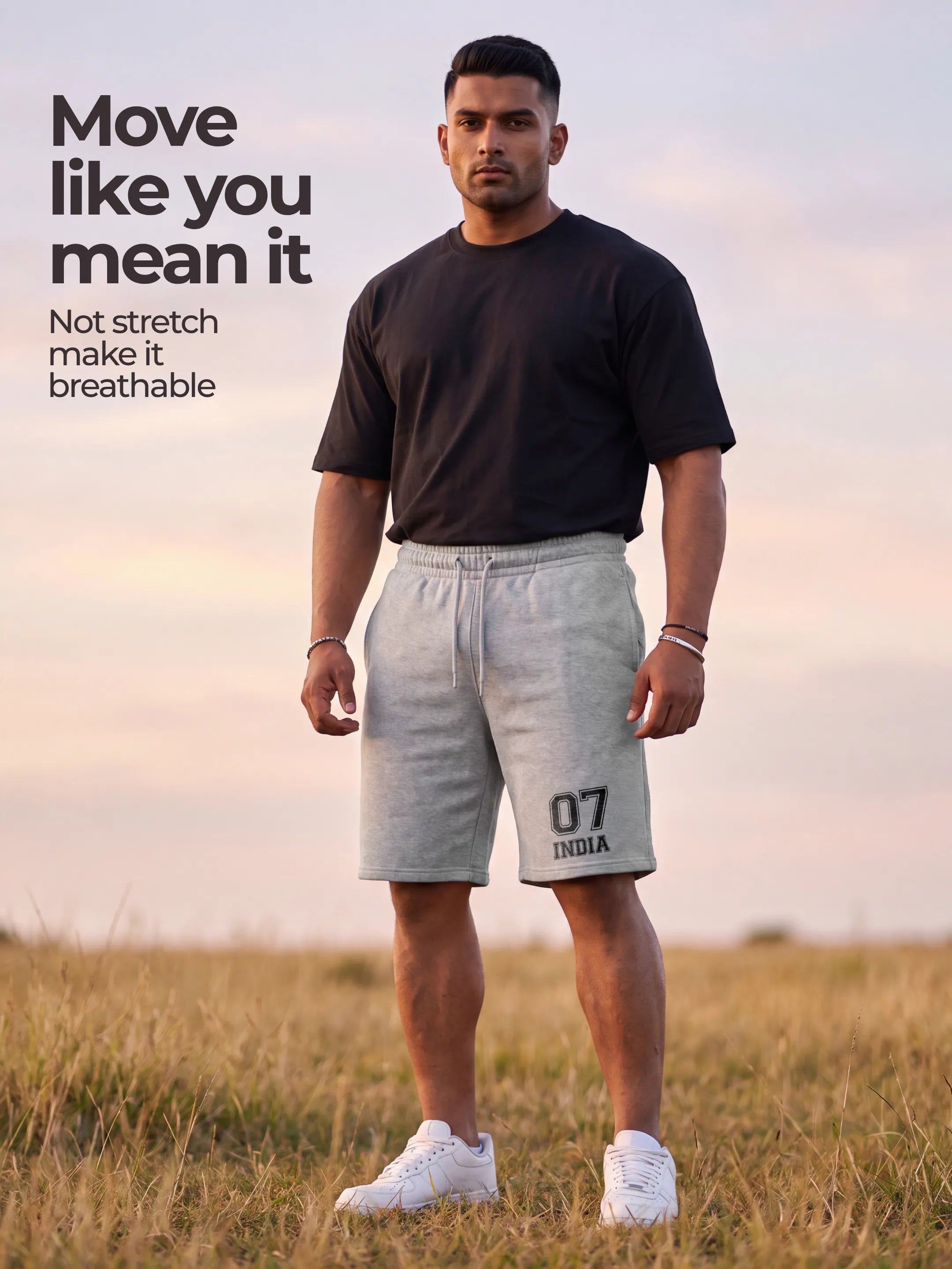 INDIA 07 Cotton Mens Shorts