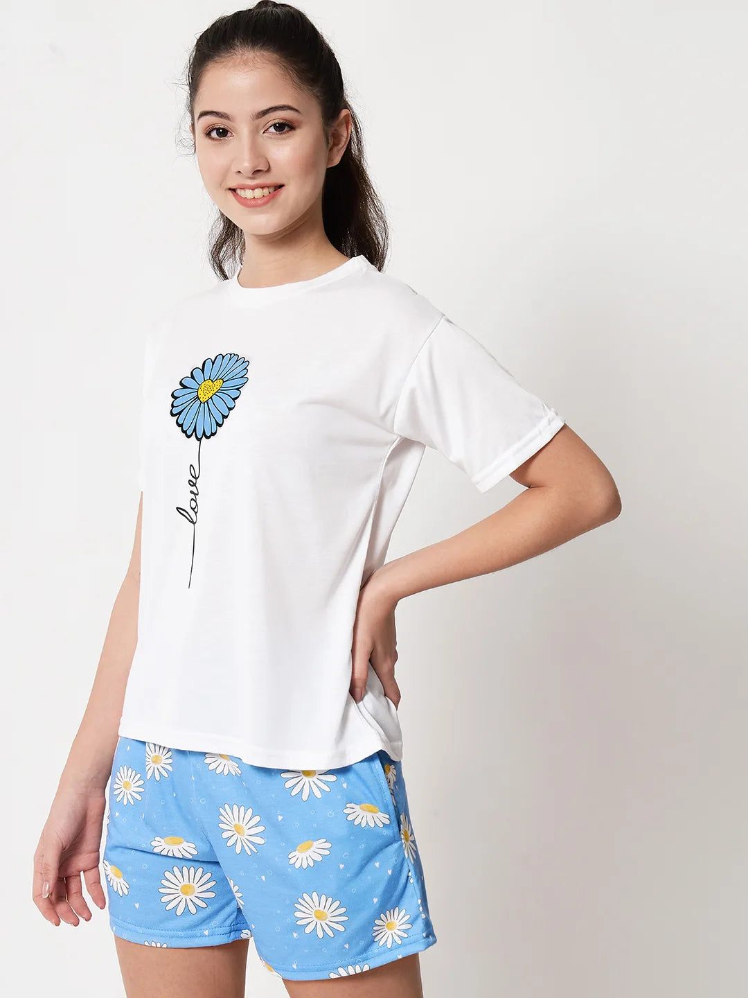 Love Shorts And T-Shirt Set