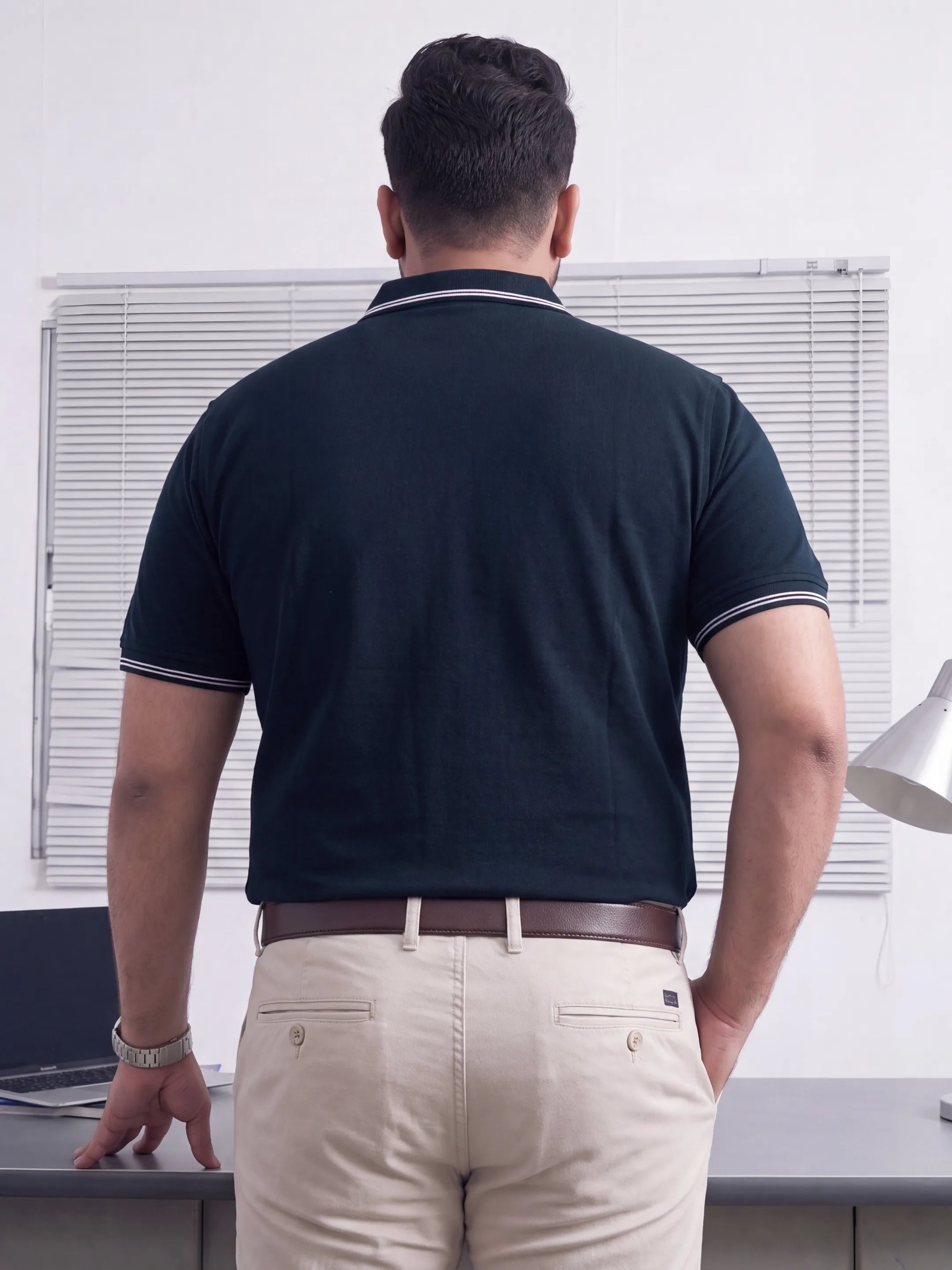 Midnight Navy Men's PurEase Elevated Polo