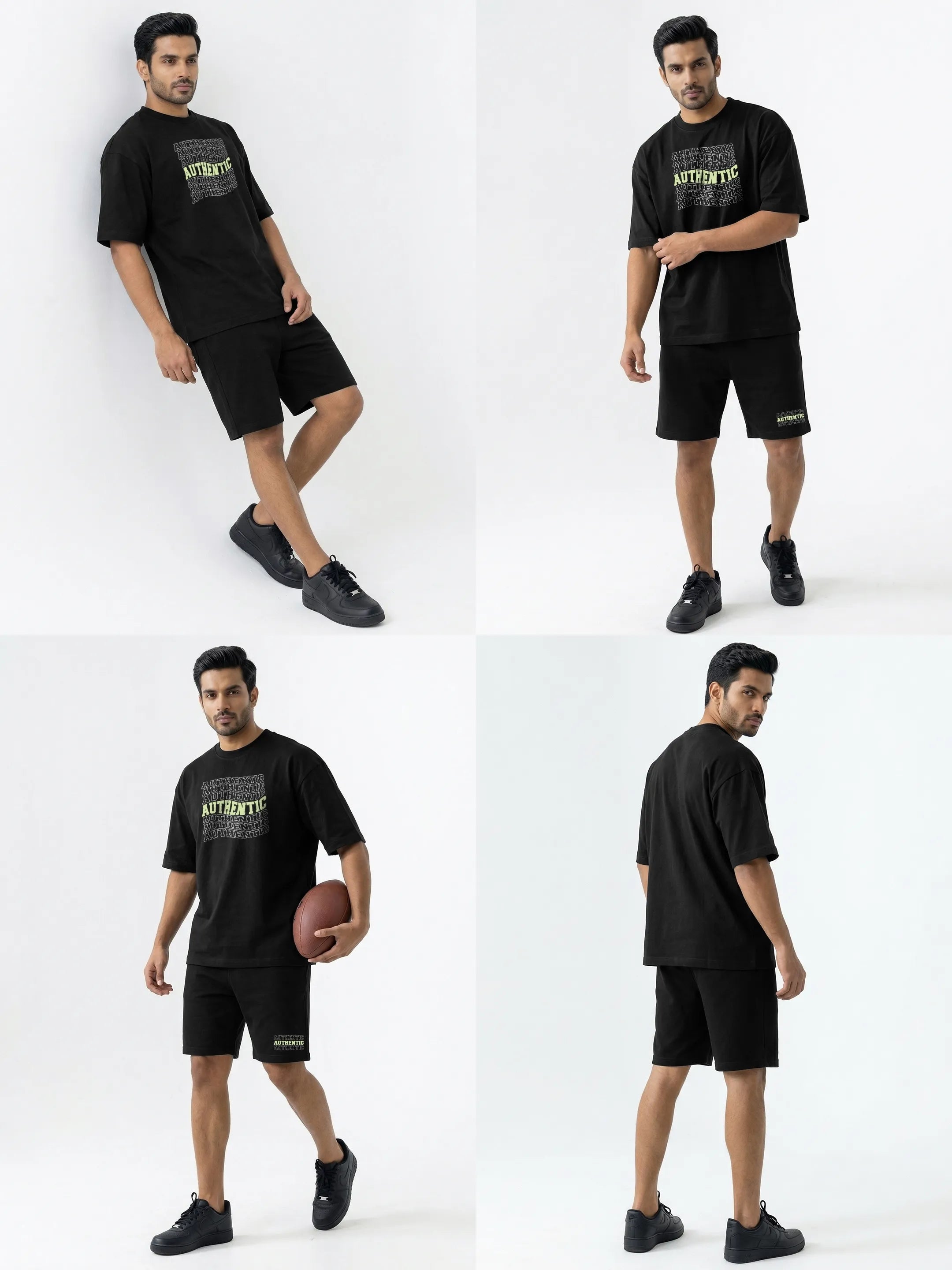 Authentic Cotton Men's Oversized Coord Sets