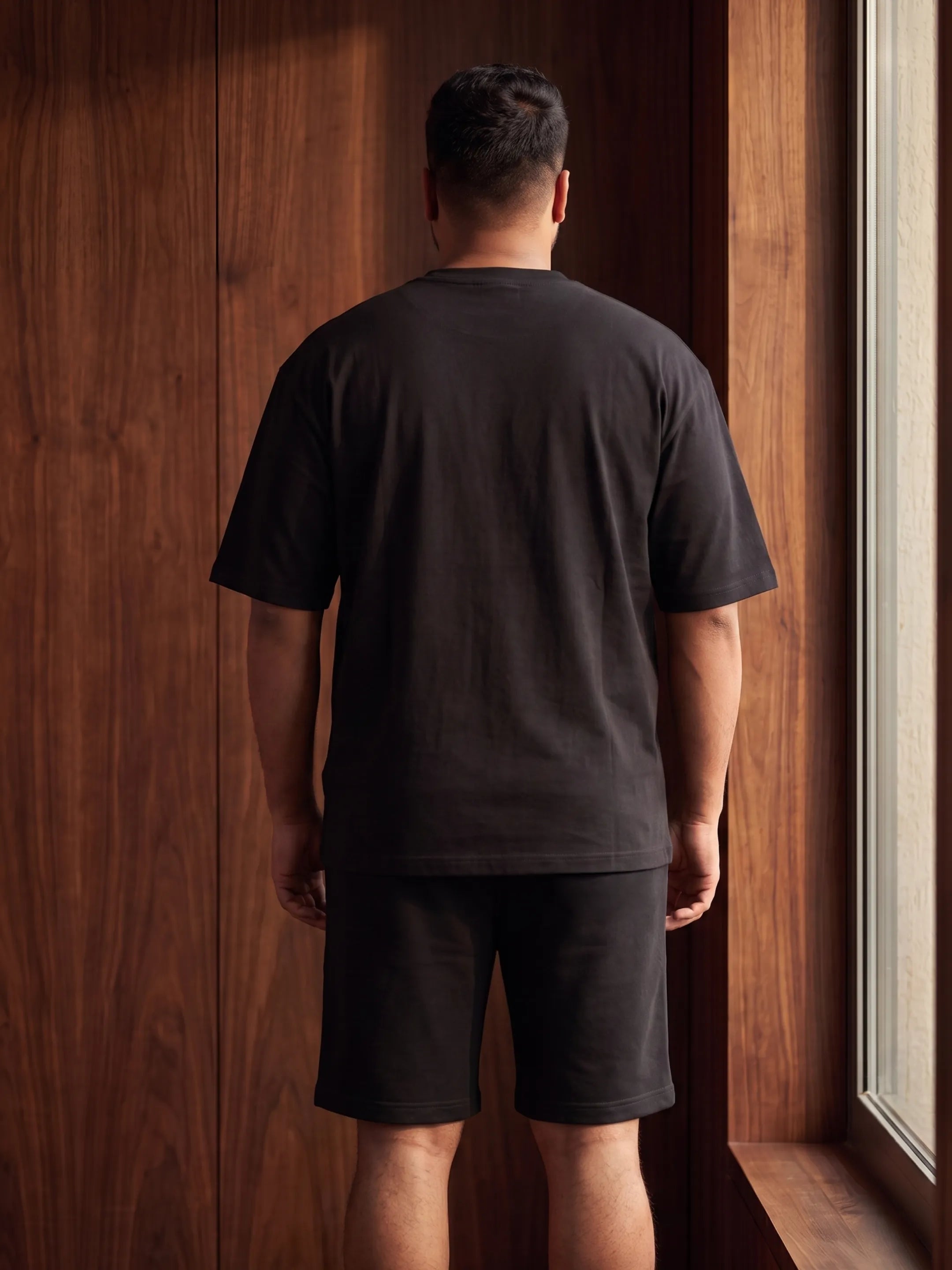 No Pain No Gain Cotton Men's Oversized Coord Sets